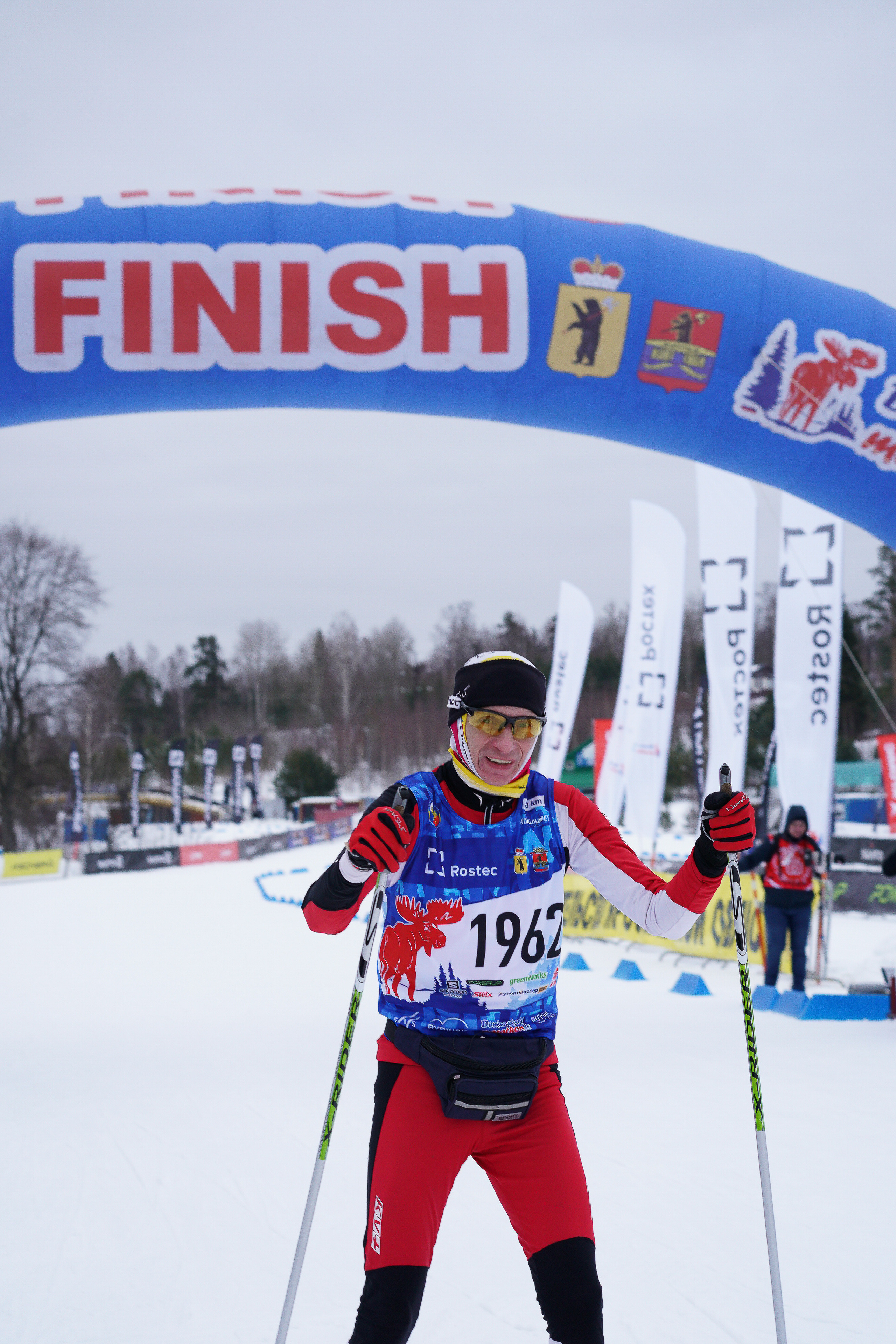 Дёминский лыжный марафон. Репортажный фотограф Сергей Сажин г. Ярославль