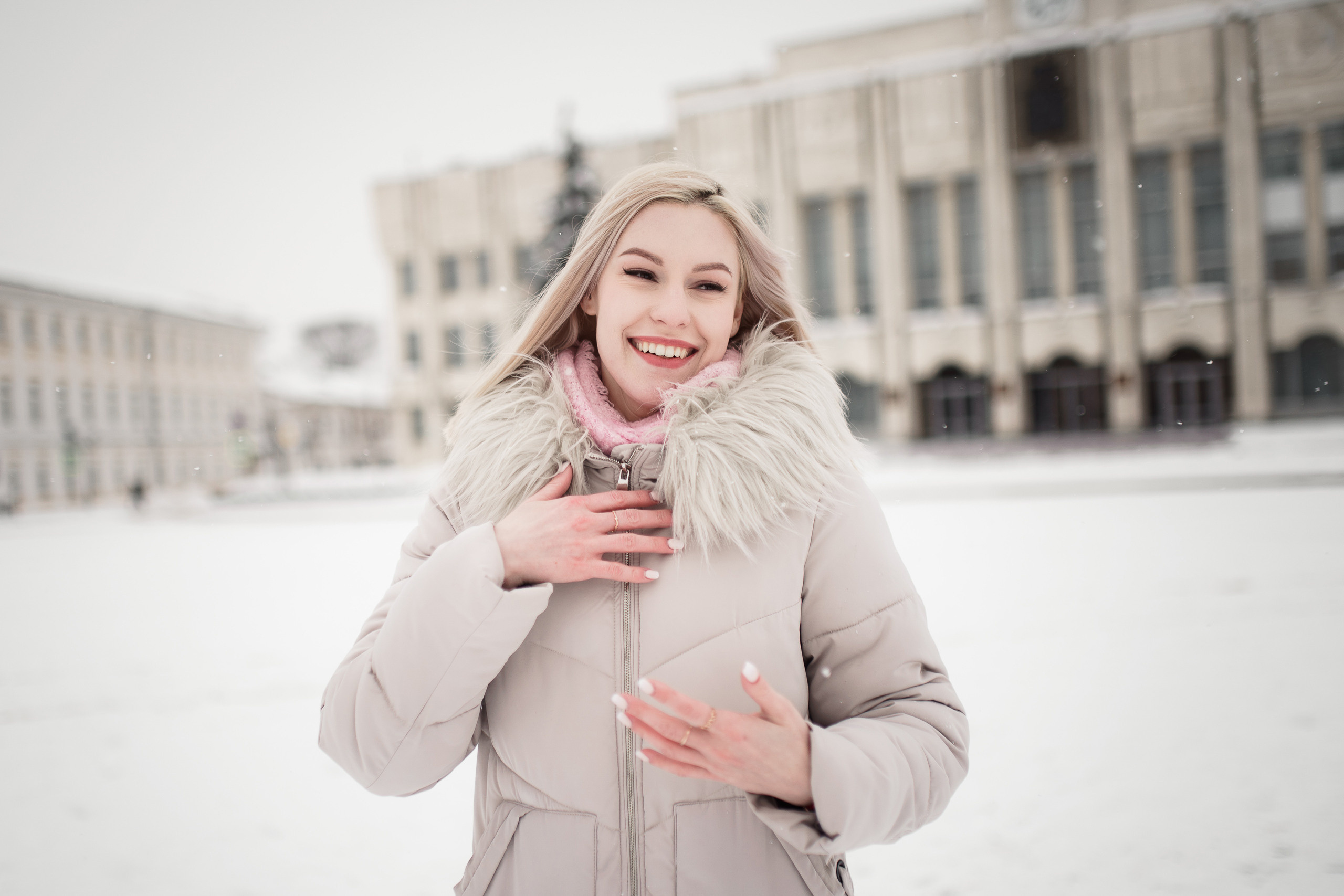 Зимняя фотопрогулка Татьяна. Репортажный фотограф Сергей Сажин г. Ярославль