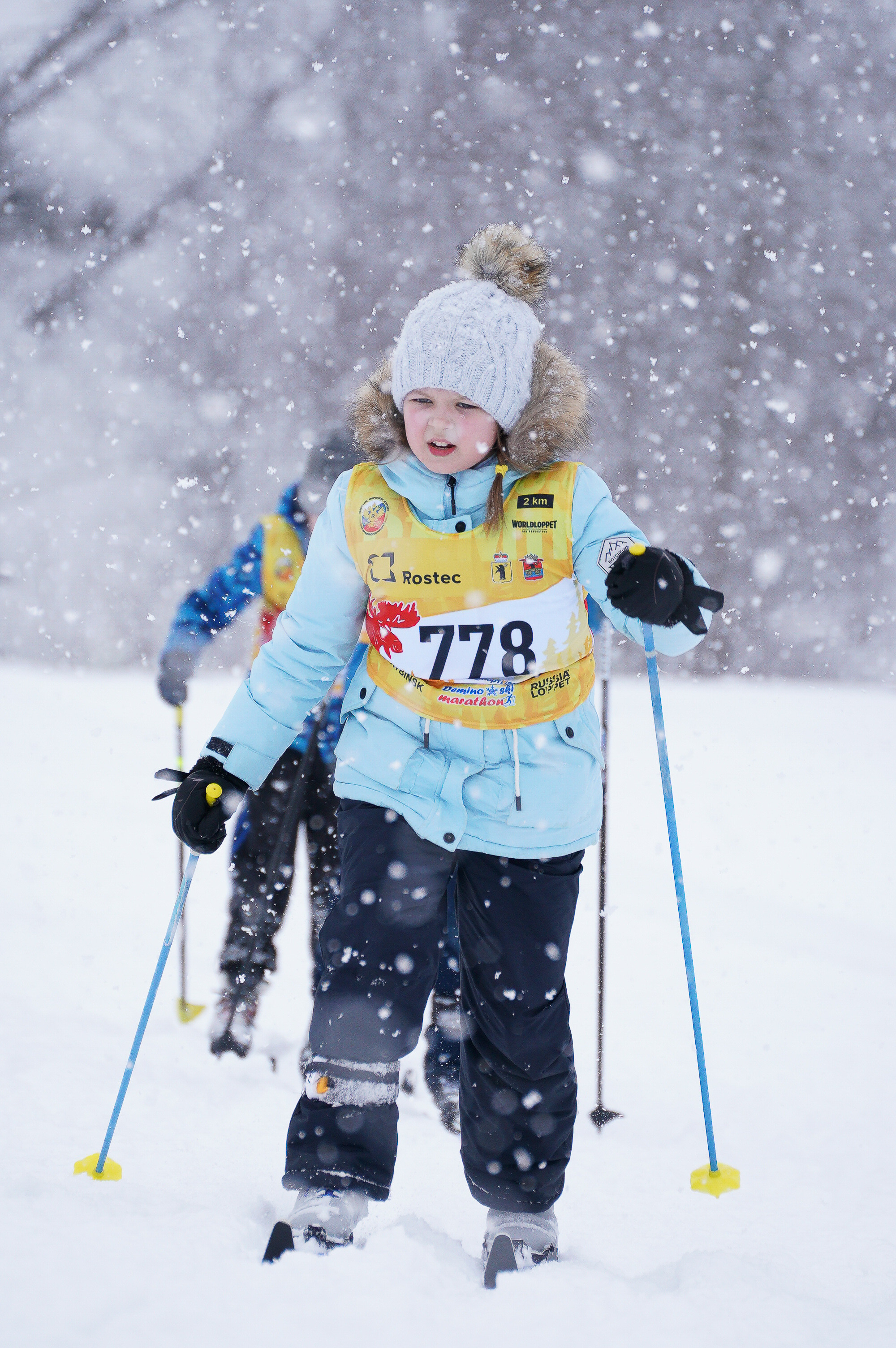 Дёминский лыжный марафон. Репортажный фотограф Сергей Сажин г. Ярославль