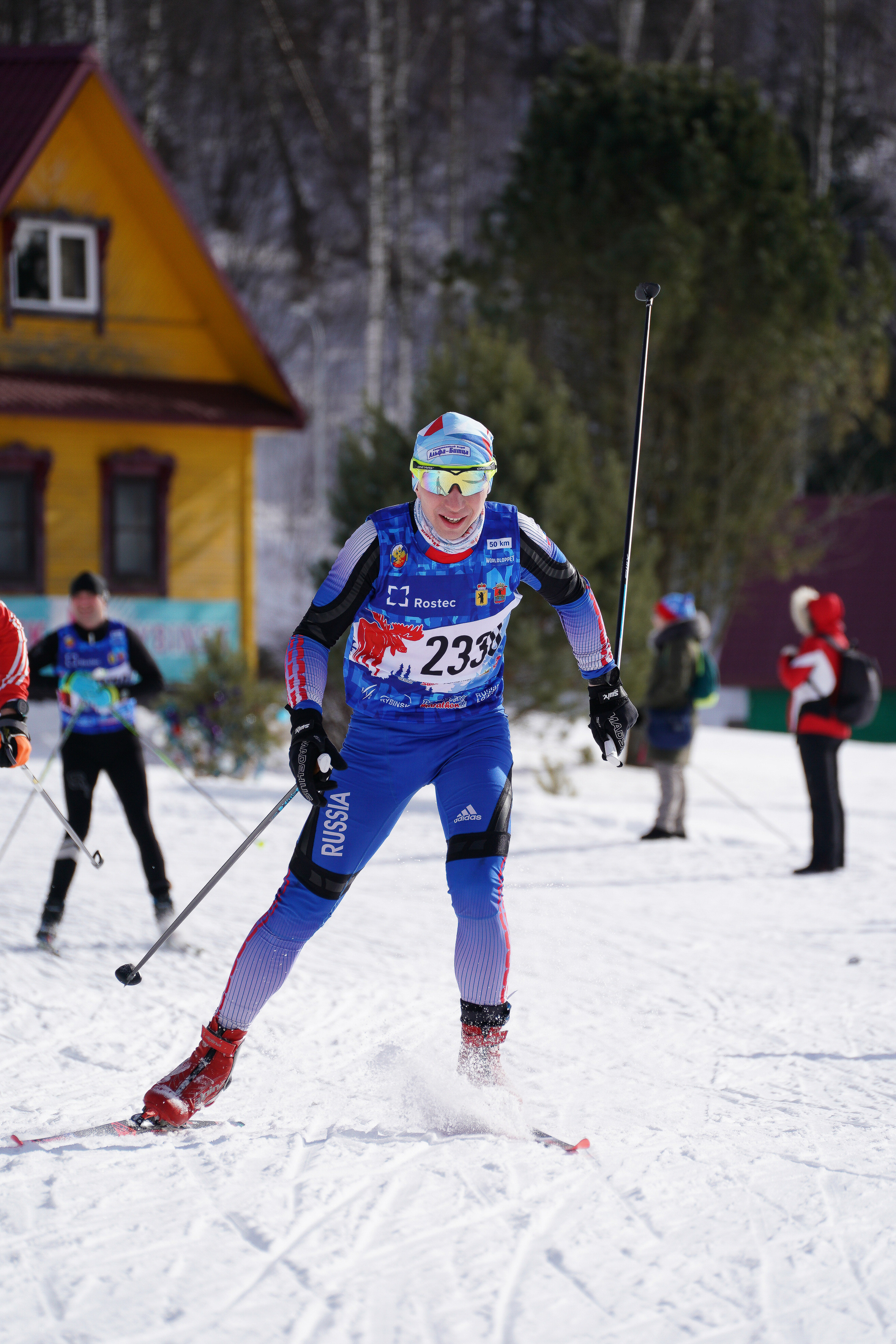 Дёминский лыжный марафон. Репортажный фотограф Сергей Сажин г. Ярославль