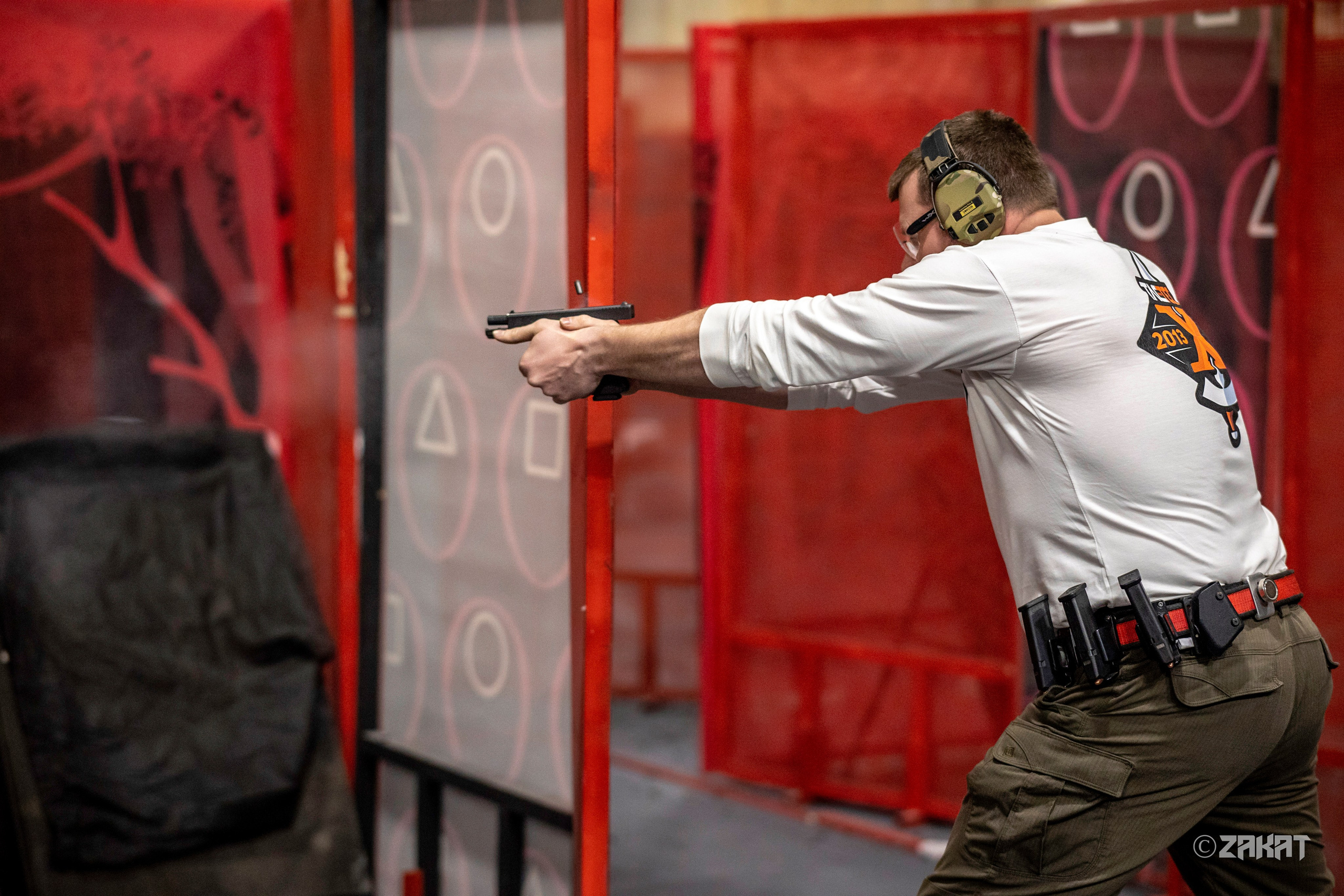 Репортажная съемка соревнования в стрелковом клубе Объект. Репортажный фотограф, Москва, Закат