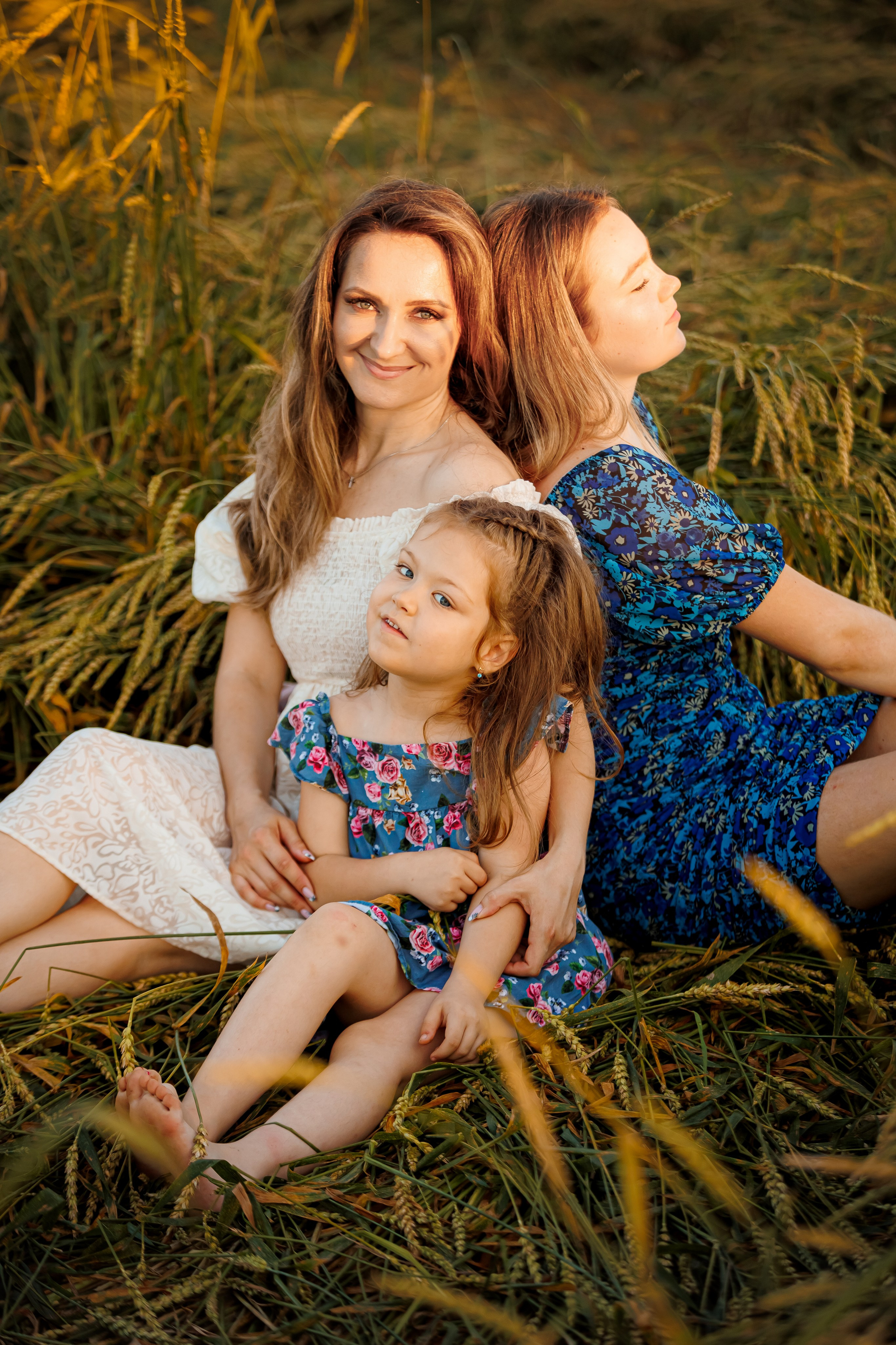 Мама и дочки. Летняя история для Иры, Аленки и Насти. Семейный и детский фотограф Комина Елена, Власиха, Одинцово