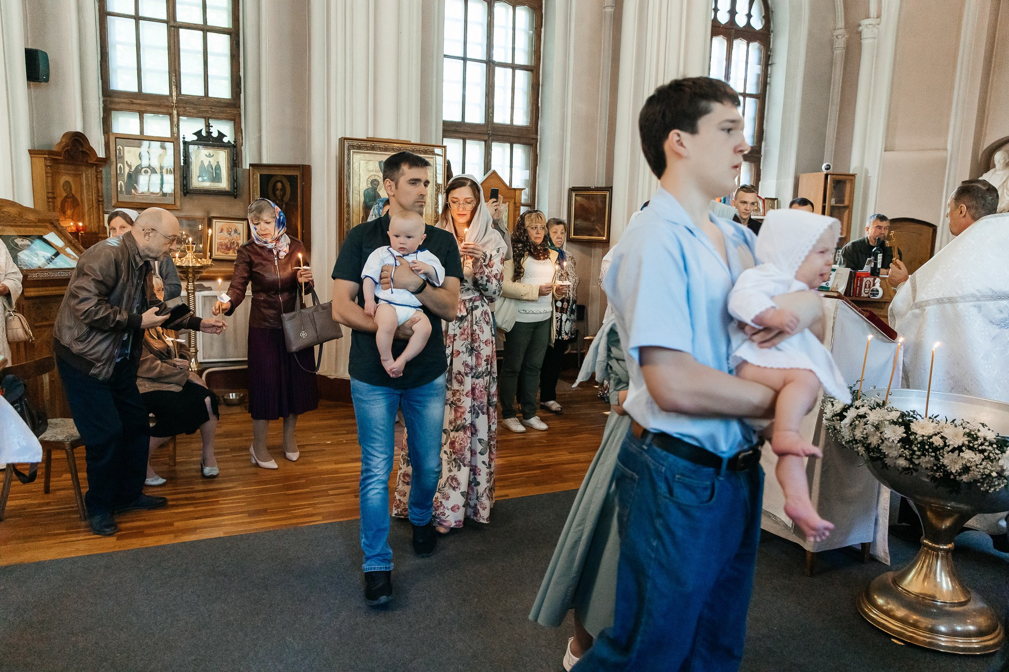 Таинство крещения Дмитрия (28 мая 2023). Свадебный и семейный фотограф Крамар Наталья