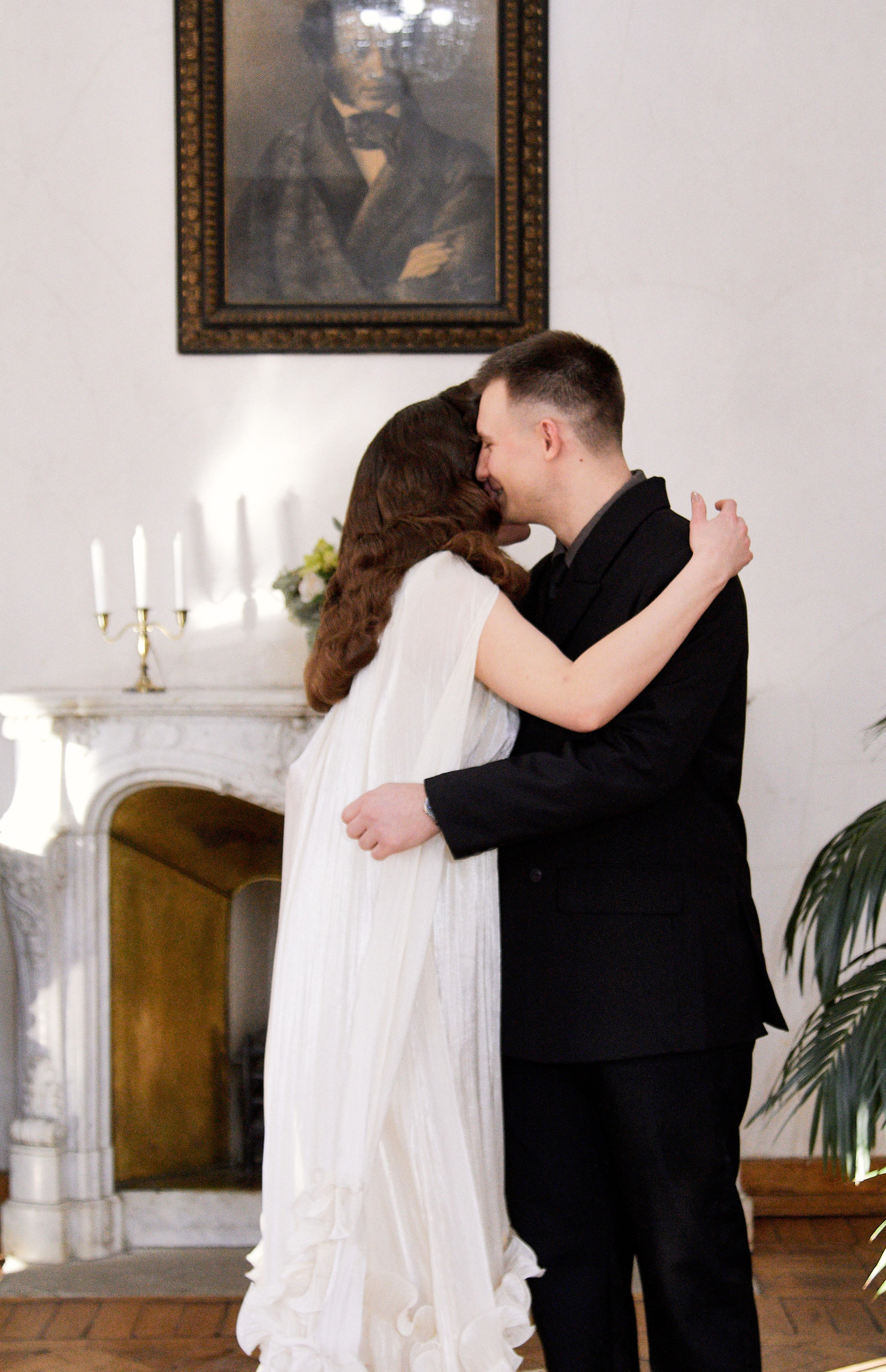 Торжественное бракосочетание в библиотеке им. Пушкина. Свадебный фотограф в Москве Приятелева Ангелина