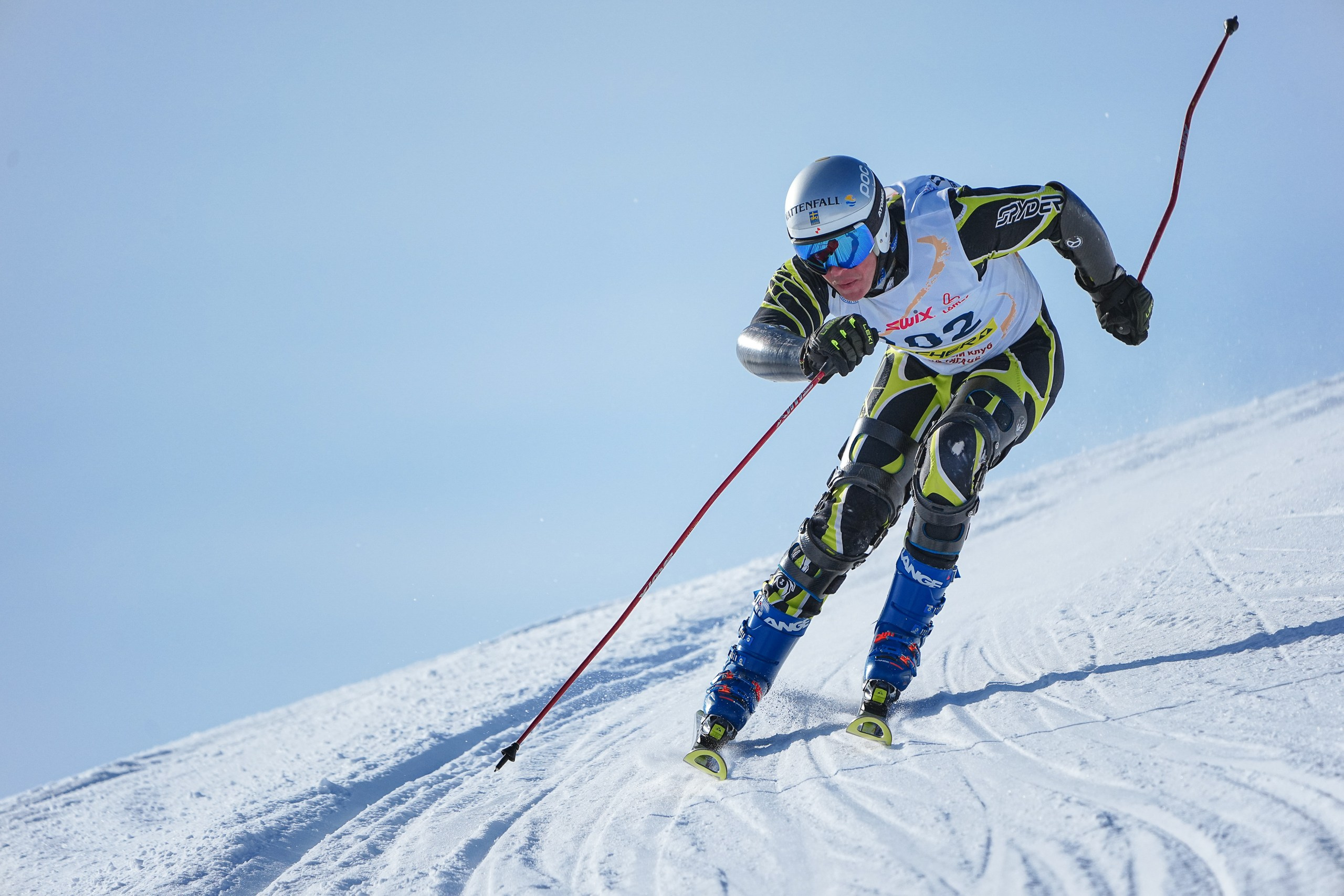 GS (Giant Slalom) - Слалом-гигант. Соревнования по горнолыжному спорту. Московская область, Шуколово