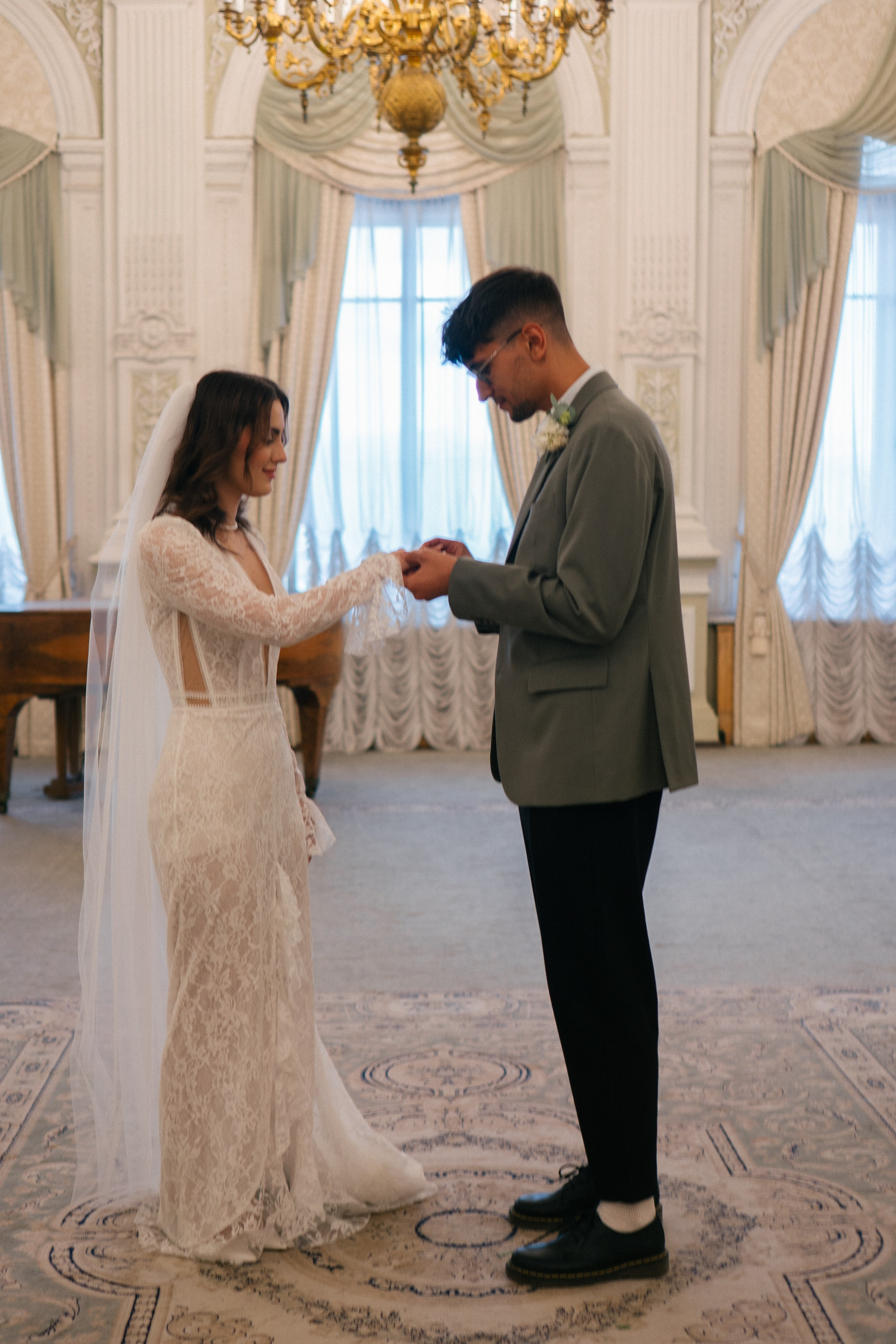 СВАДЕБНАЯ СЬЕМКА В ПЕРВОМ ДВОРЦЕ БРАКОСОЧЕТАНИЯ. Профессиональный фотограф, Санкт-Петербург — Виктория Богомолова