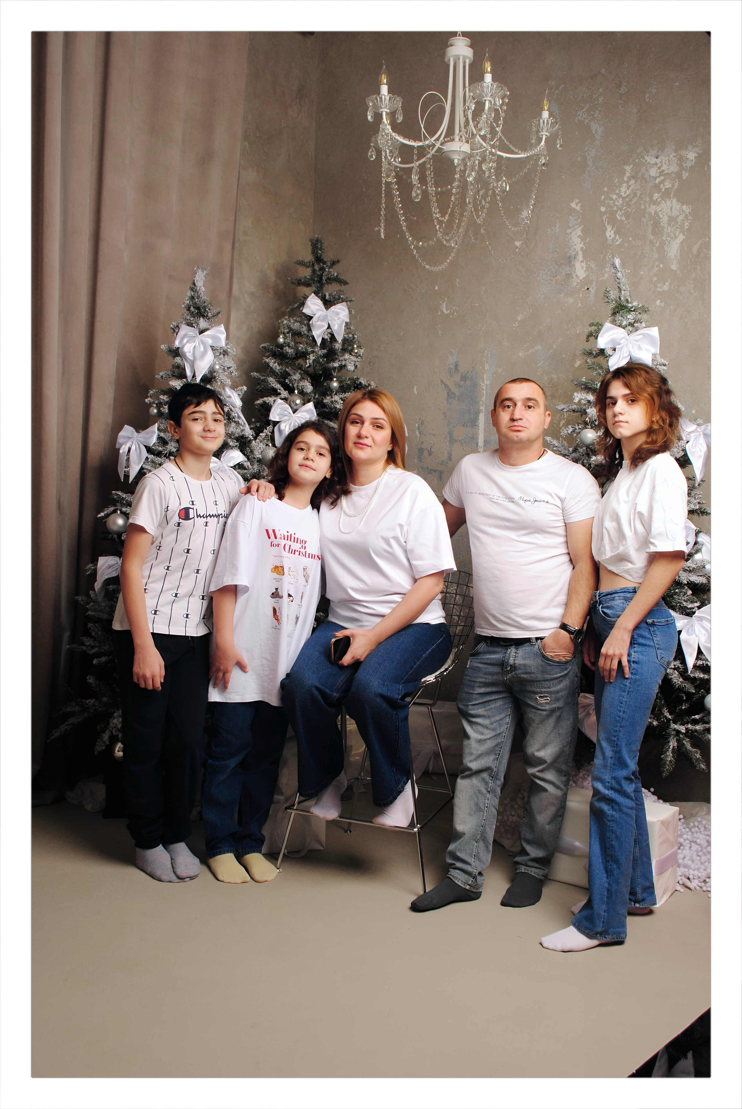 Большая греческая семья. Фотограф Мария Мусаелян