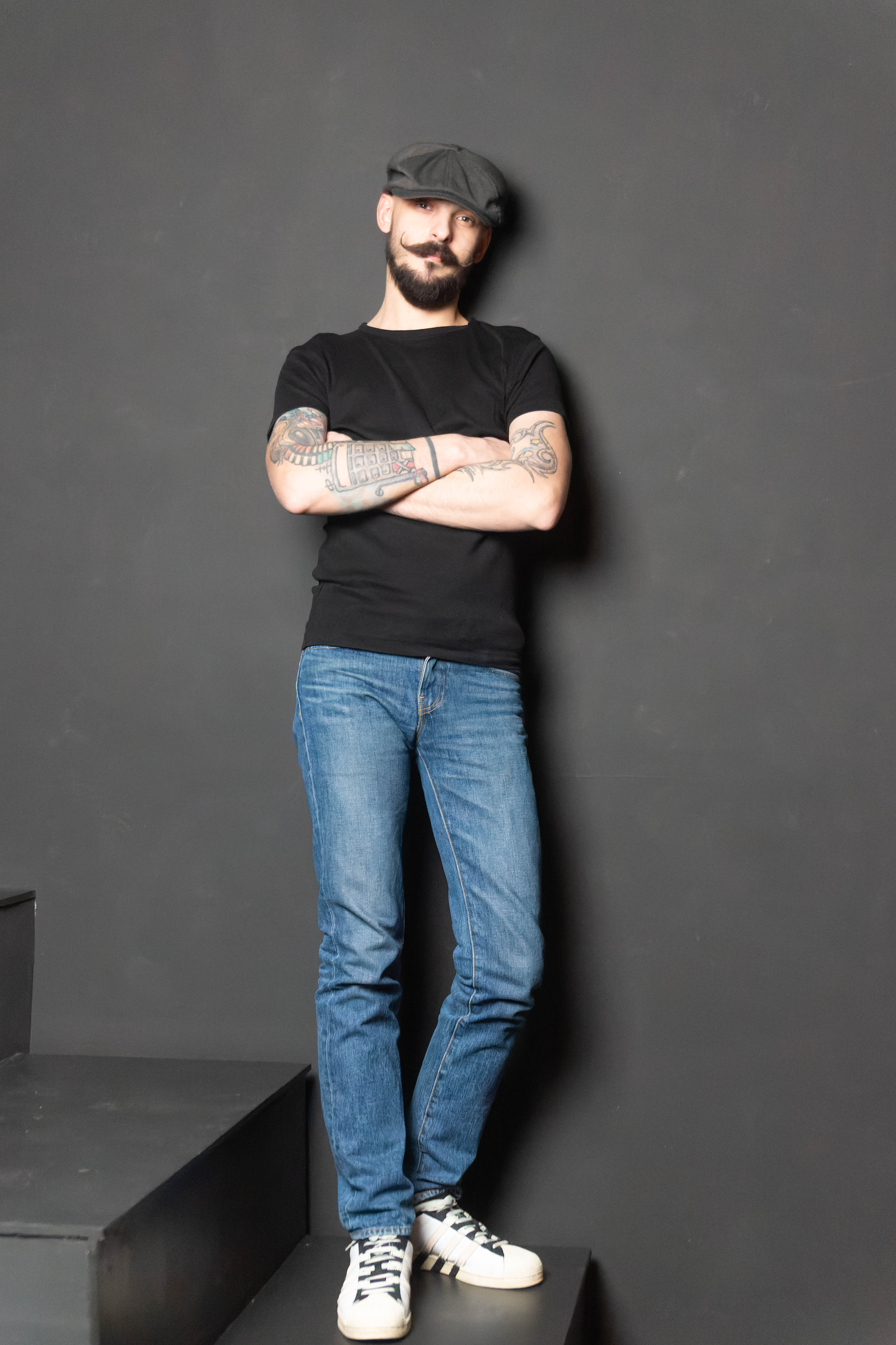 Мужской портрет в стиле "Пуаро". Strona internetowa fotografki Elly Tev