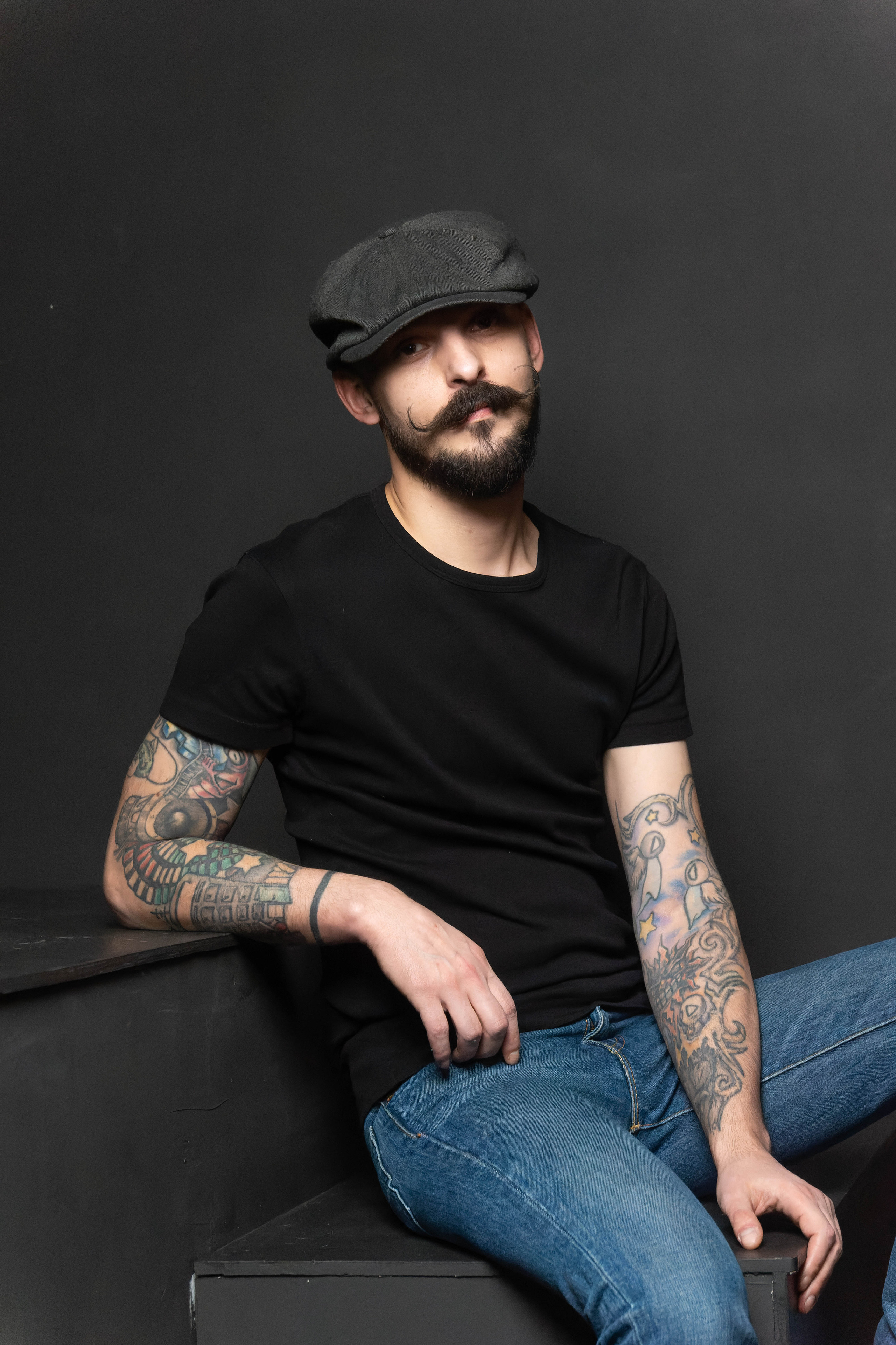 Мужской портрет в стиле "Пуаро". Strona internetowa fotografki Elly Tev