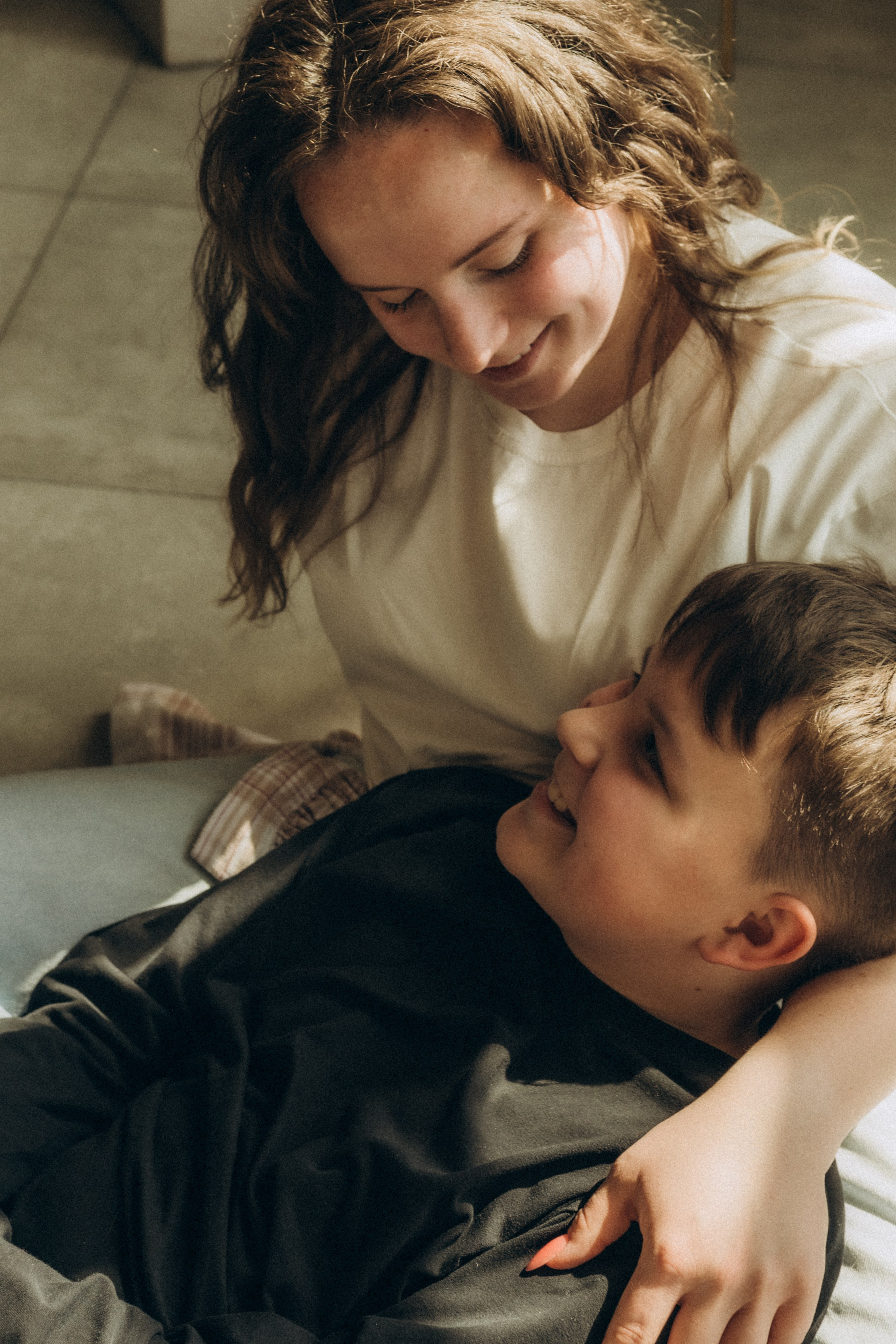 Ильнара и сыновья. Гаврилова Настя семейный фотограф lifestyle в Москве