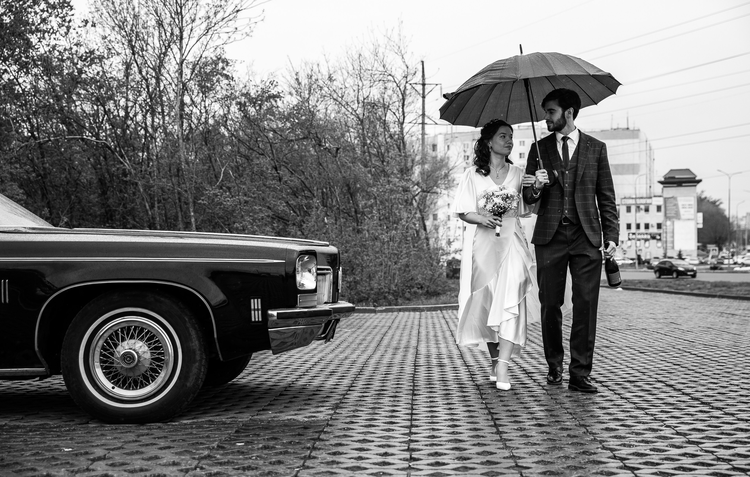 Кинематографичная фотосессия с кабриолетом — Влад и Эля. Свадебный фотограф в Оренбурге Илья Володьков