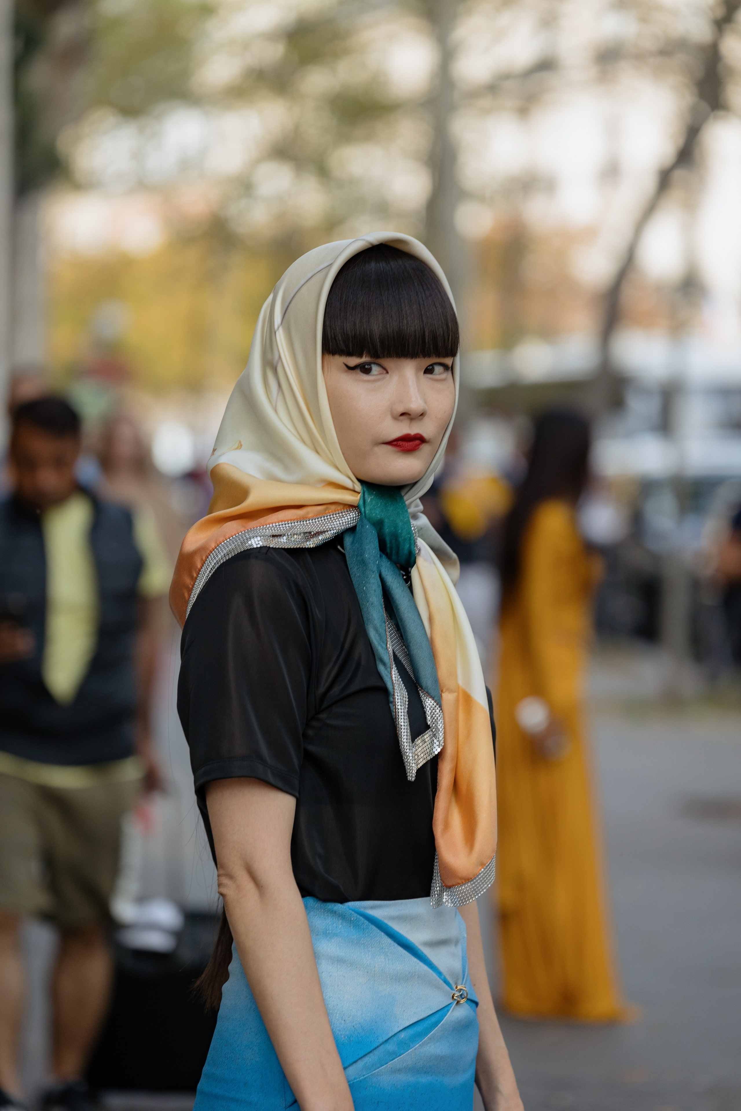 PFW SPRING SUMMER 2024 RABANNE. Photographer in Milan Ivan Goncharov