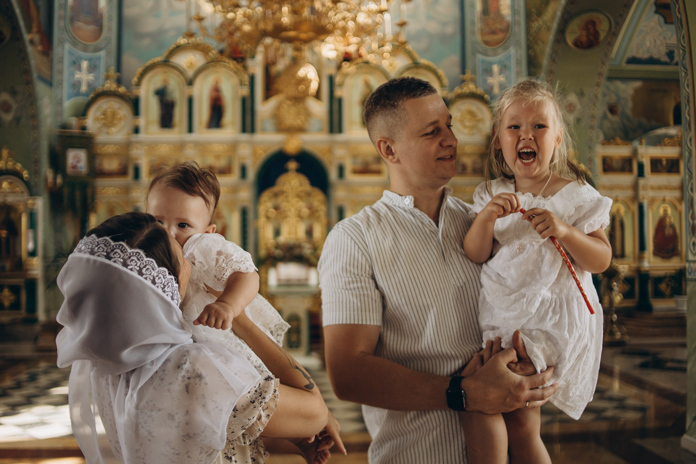 Крещение Варвары и Елизаветы. Семейный фотограф в Волгодонске Краченцева Анна