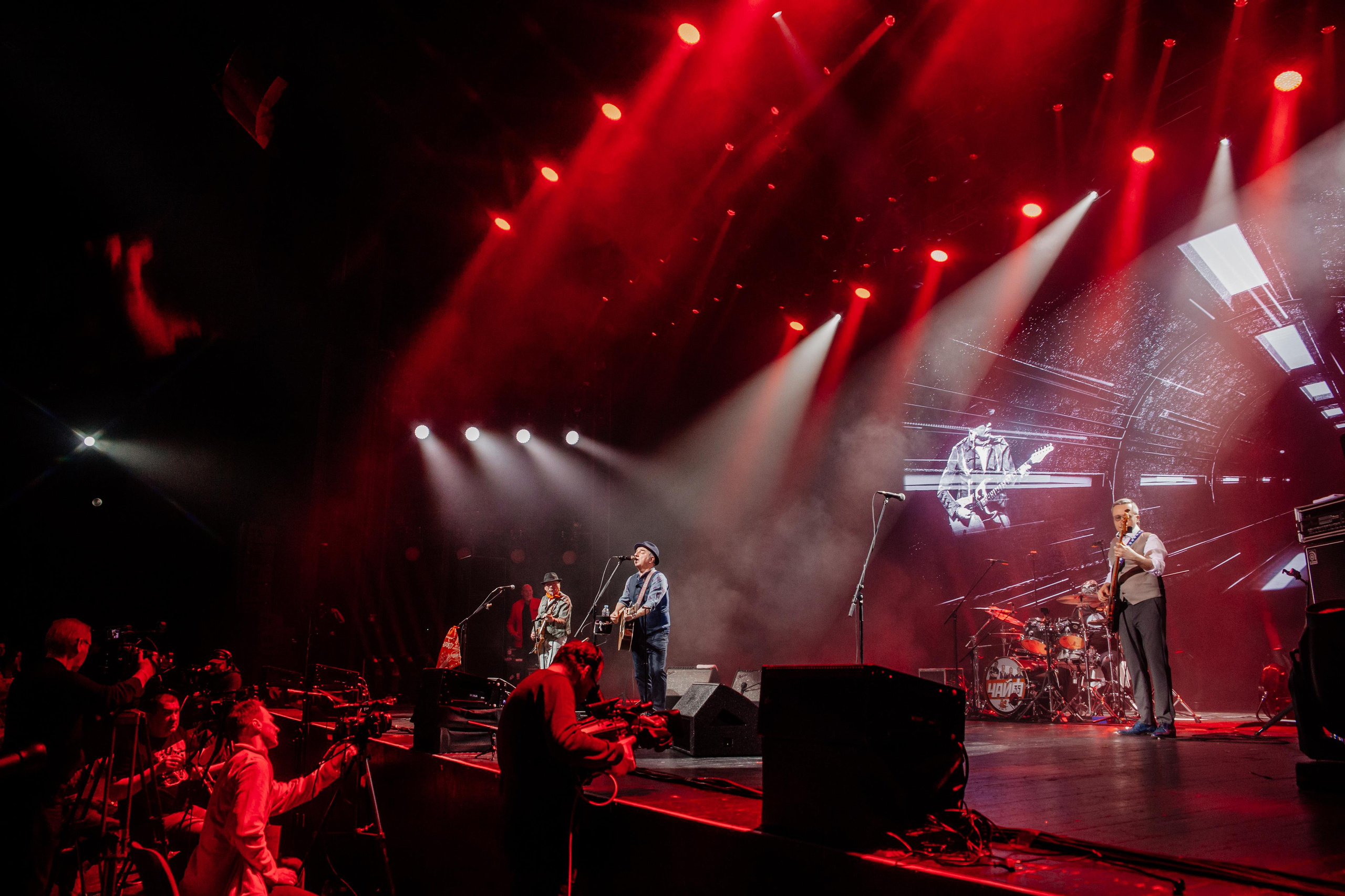 Чайф, Crocus City Hall. Фотограф Ольга Махалова — Санкт-Петербург, Москва, Нижний Новгород