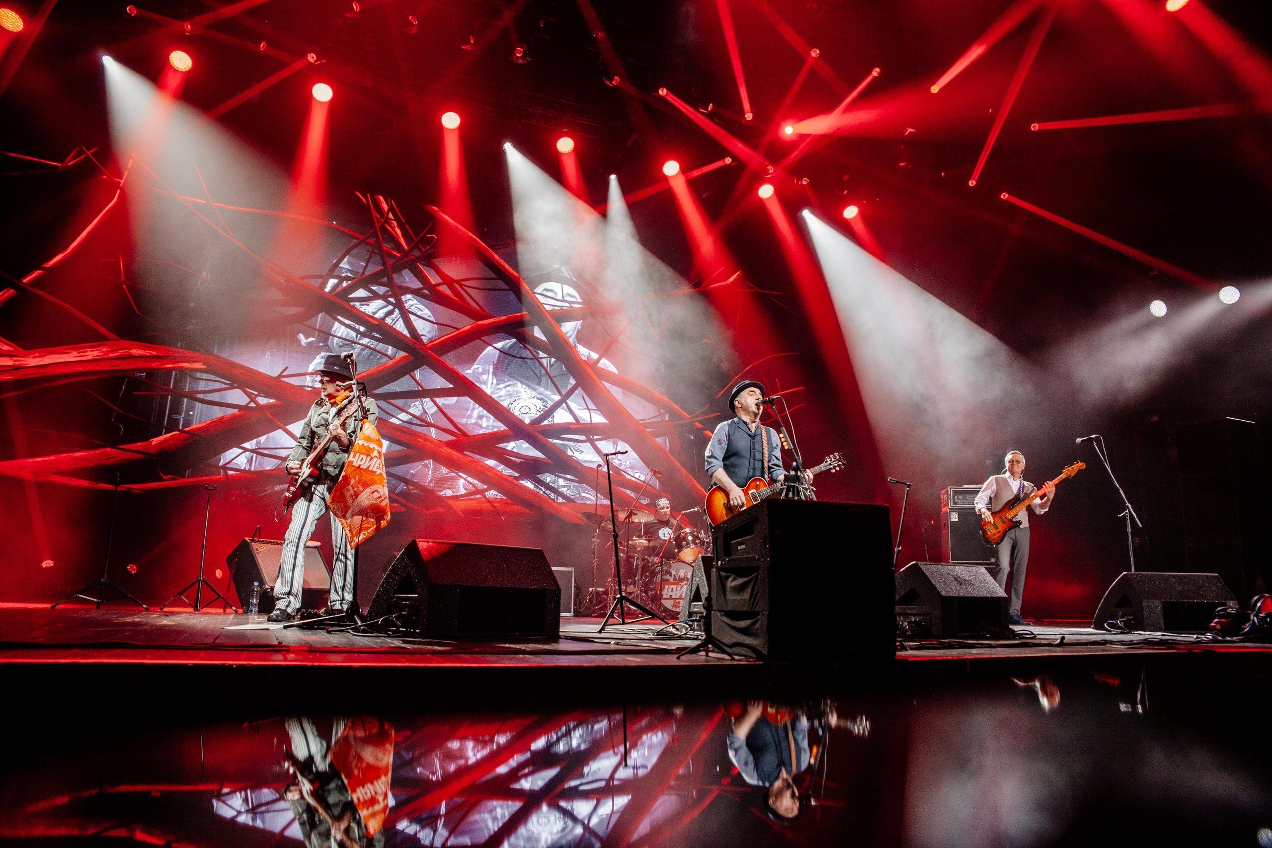 Чайф, Crocus City Hall. Фотограф Ольга Махалова — Санкт-Петербург, Москва, Нижний Новгород
