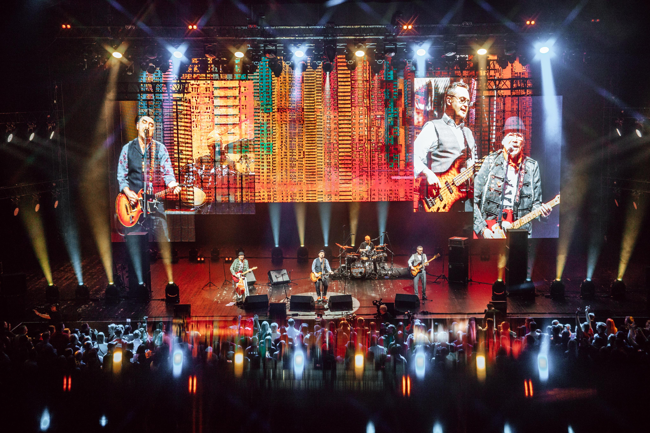 Чайф, Crocus City Hall. Фотограф Ольга Махалова — Санкт-Петербург, Москва, Нижний Новгород