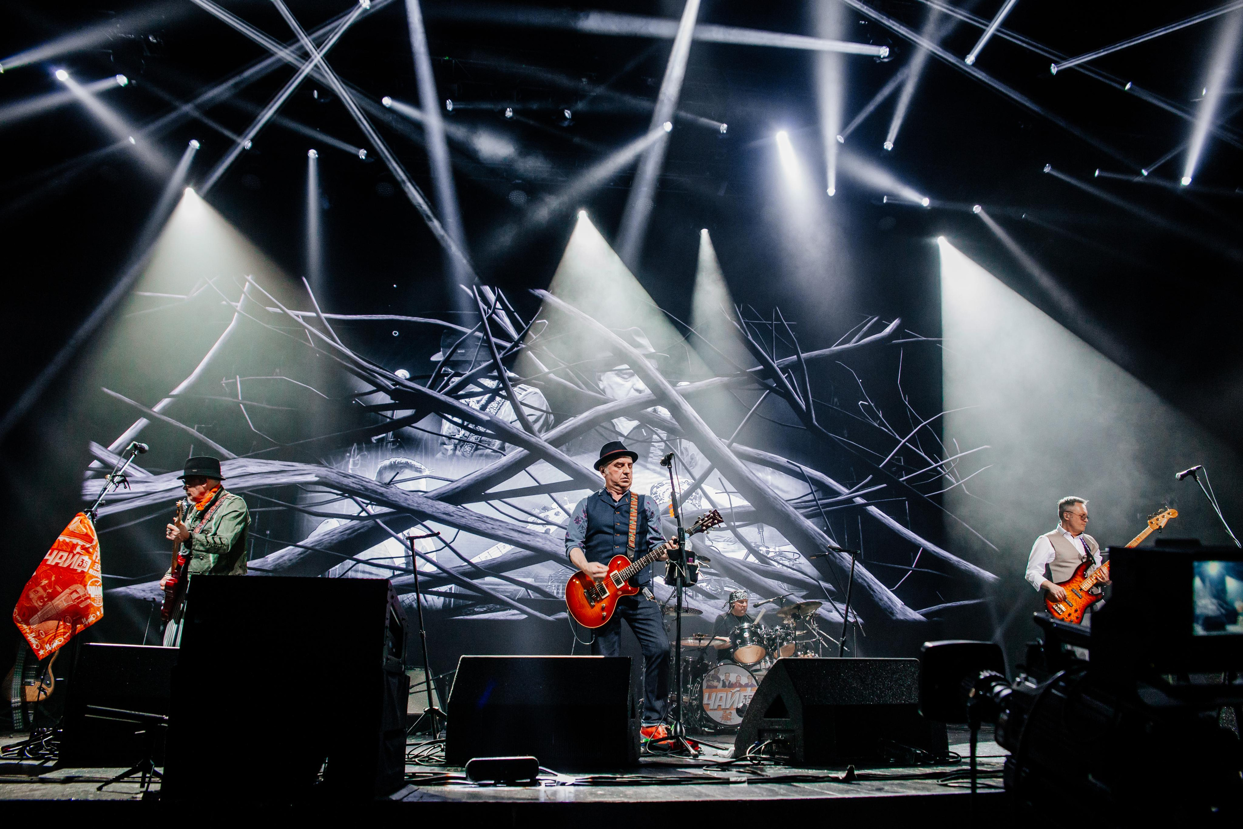 Чайф, Crocus City Hall. Фотограф Ольга Махалова — Санкт-Петербург, Москва, Нижний Новгород