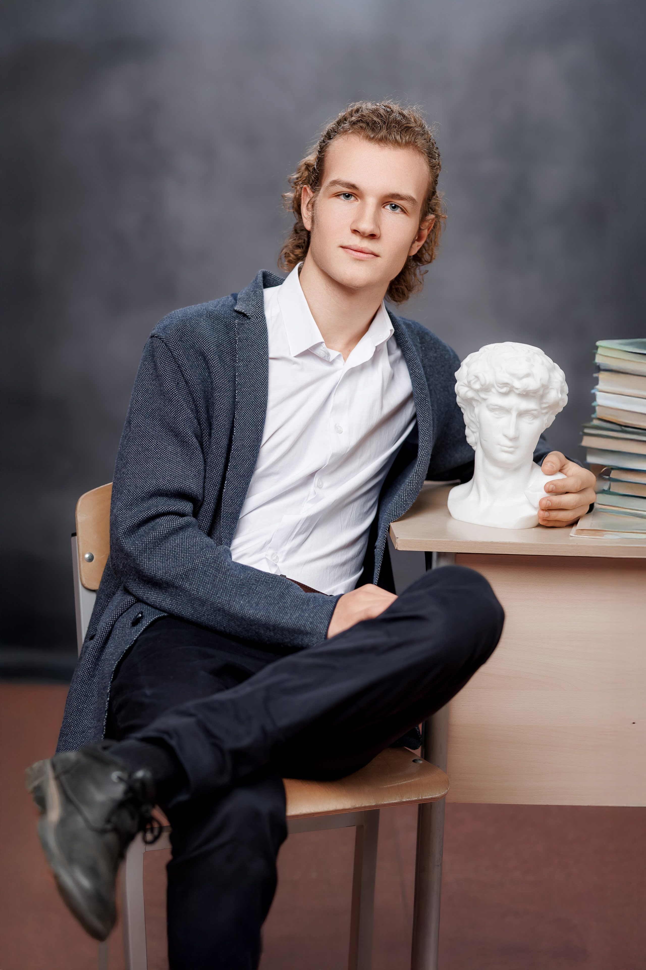 Портреты на однотонном фоне. Семейный и детский фотограф Комина Елена, Власиха, Одинцово