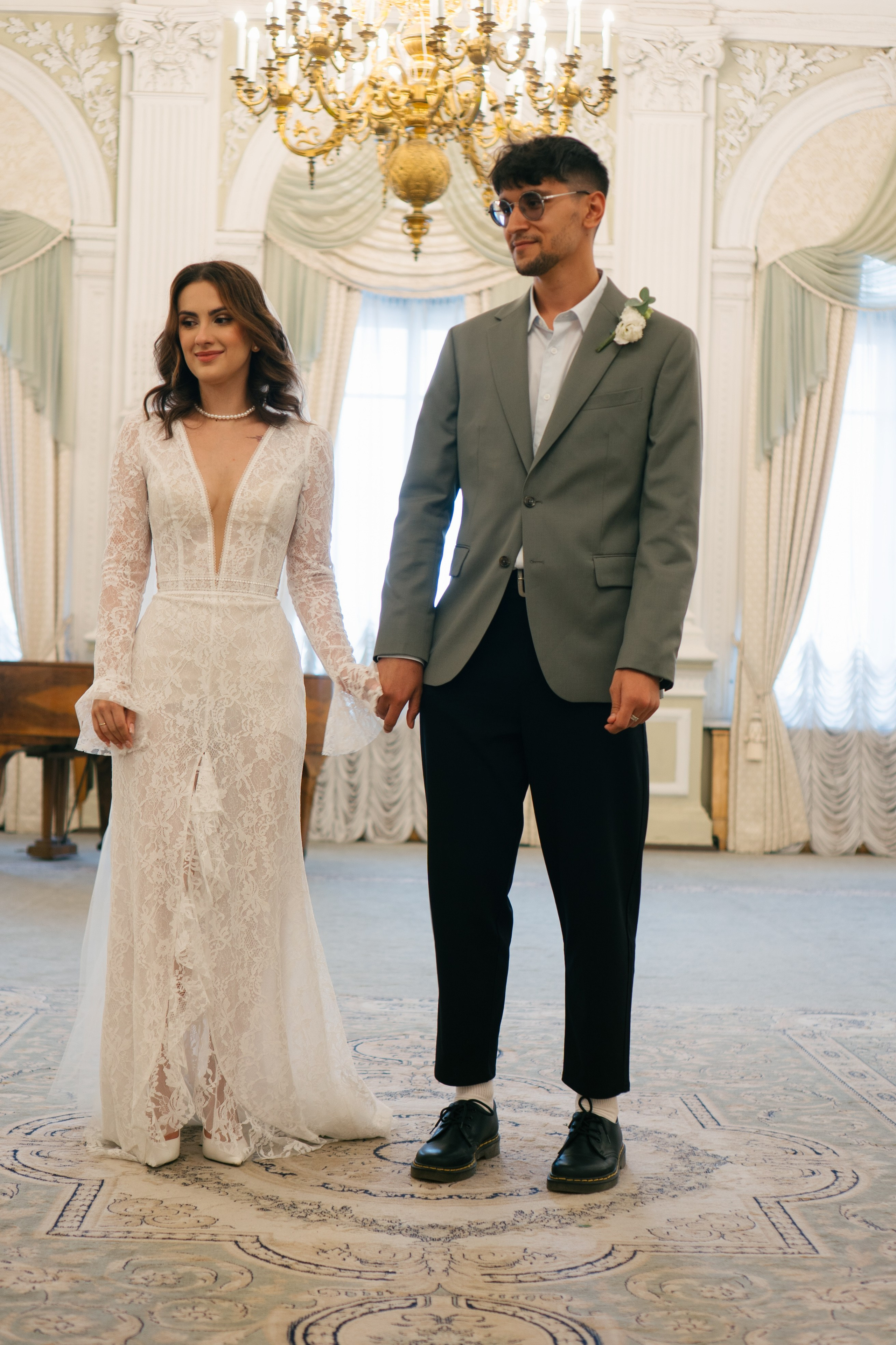 СВАДЕБНАЯ СЬЕМКА В ПЕРВОМ ДВОРЦЕ БРАКОСОЧЕТАНИЯ. Профессиональный фотограф, Санкт-Петербург — Виктория Богомолова