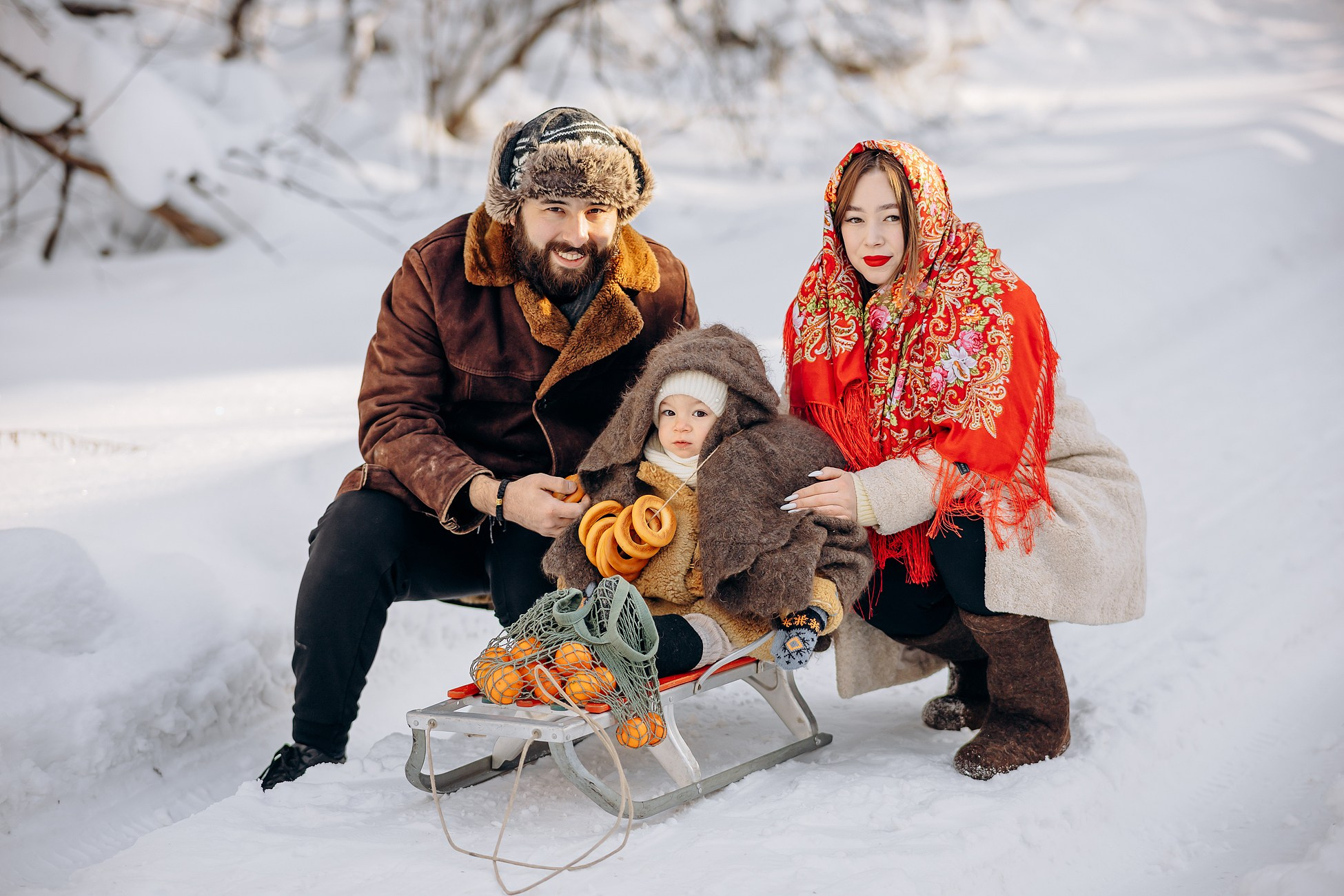 Русская зима. Семейный фотограф в Пензе Мария Левина