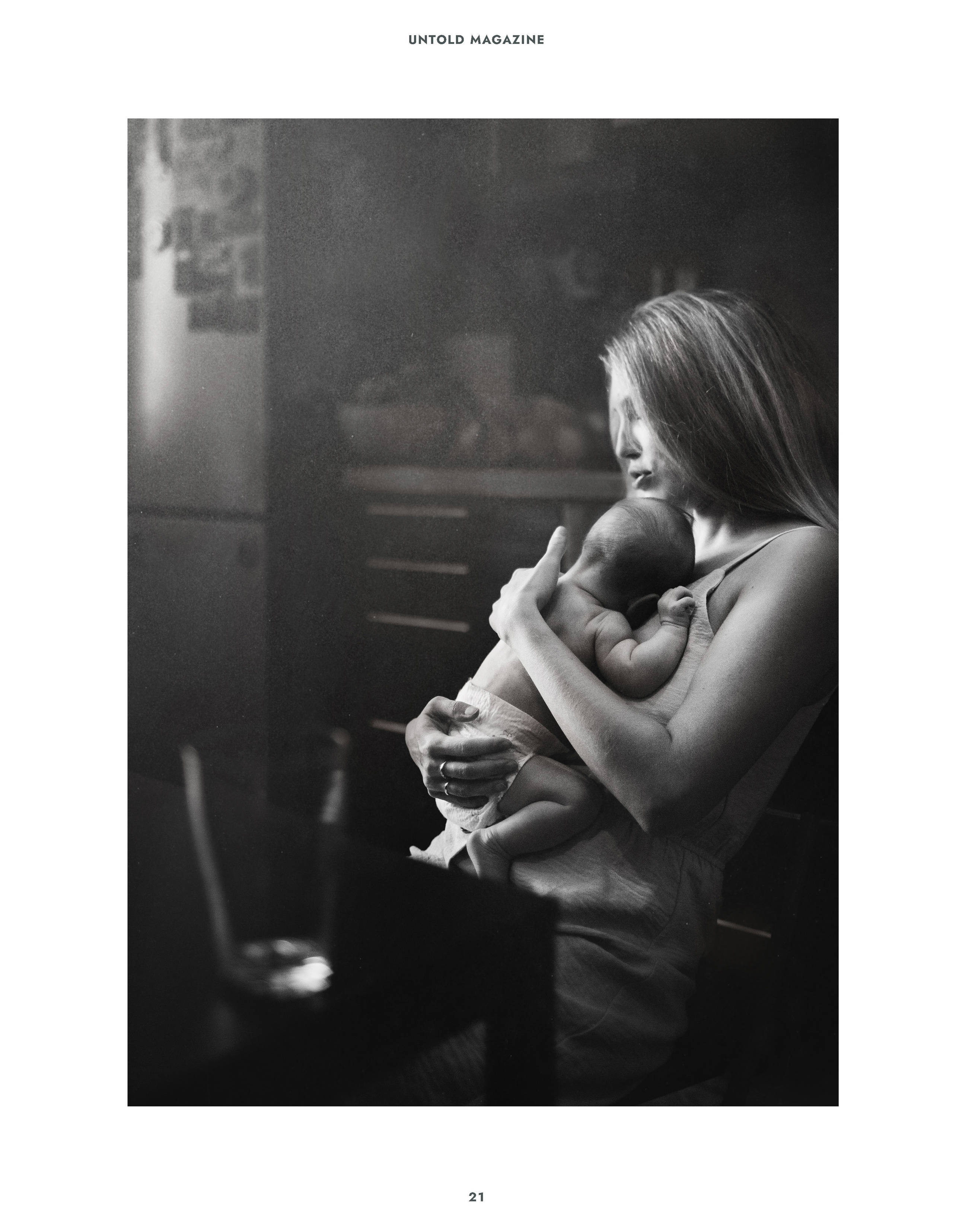 Обложка и публикации в журнале Untold. Фотограф Наталья Яковлева, Санкт-Петербург. Семьи, ньюборн, крещения