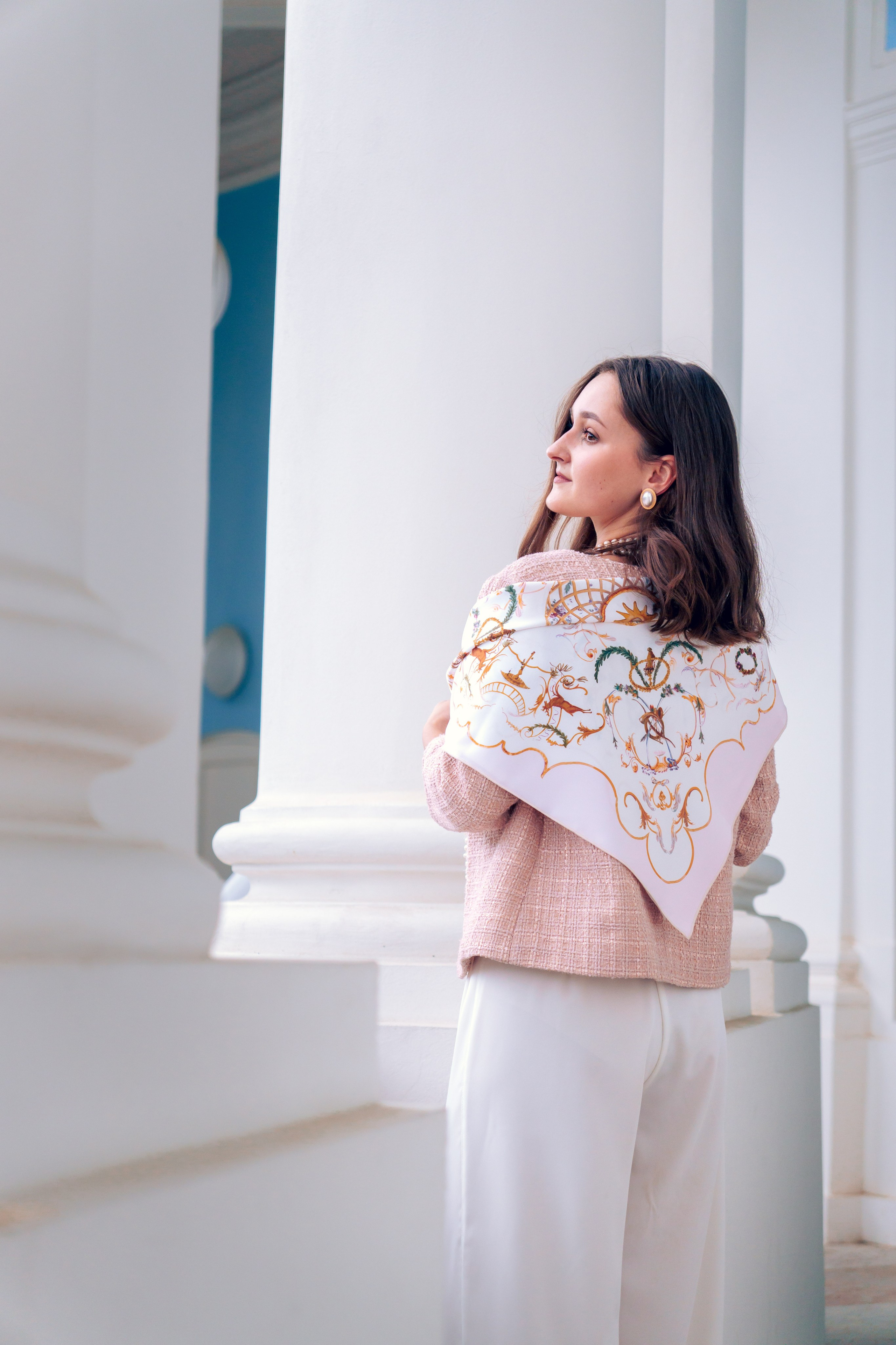 Коллекция платков Дарьи Ильичевой. Фотограф в Санкт-Петербурге Ибрагимова Алина