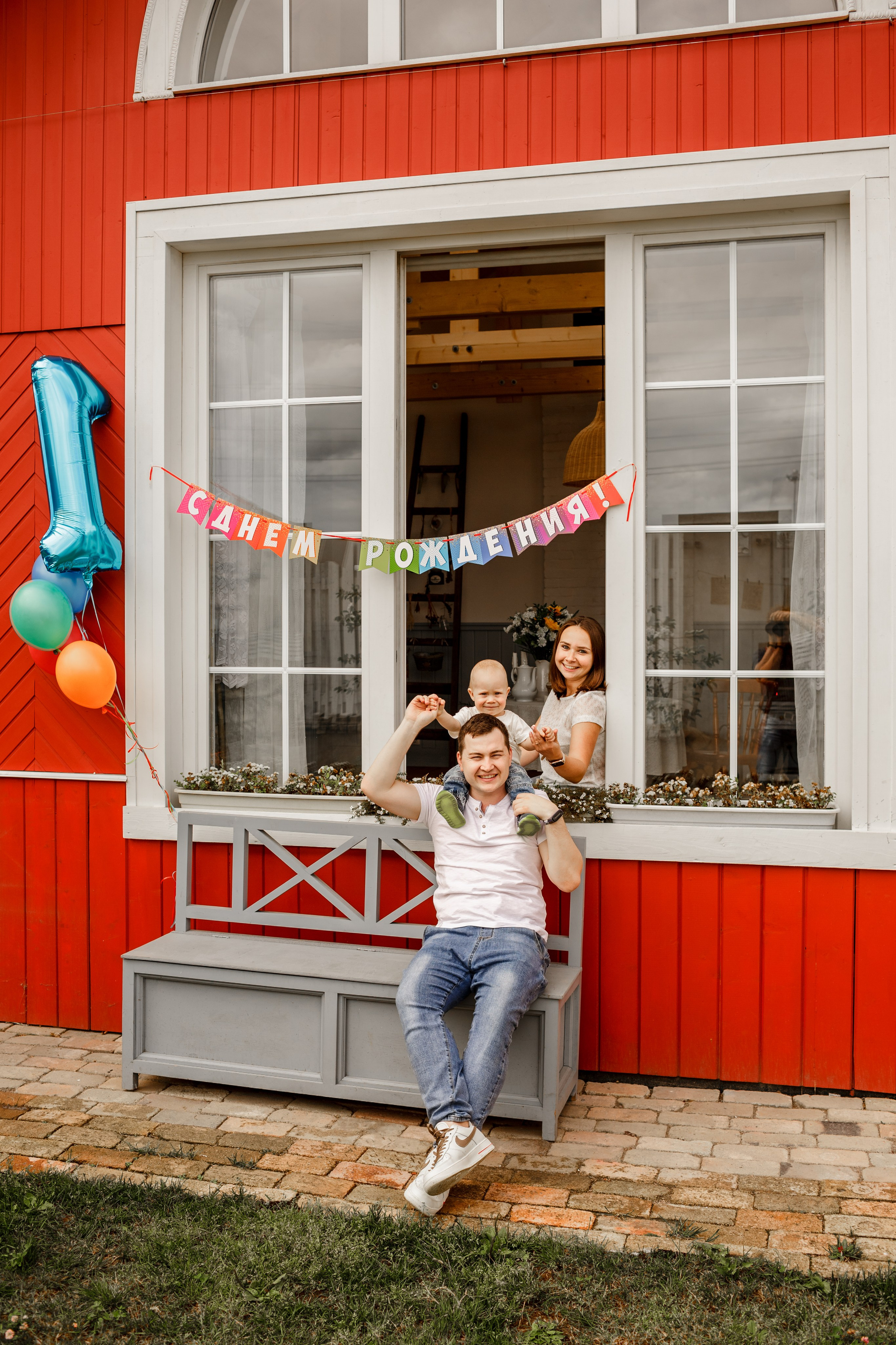 Съёмка первого дня рождения ребёнка  