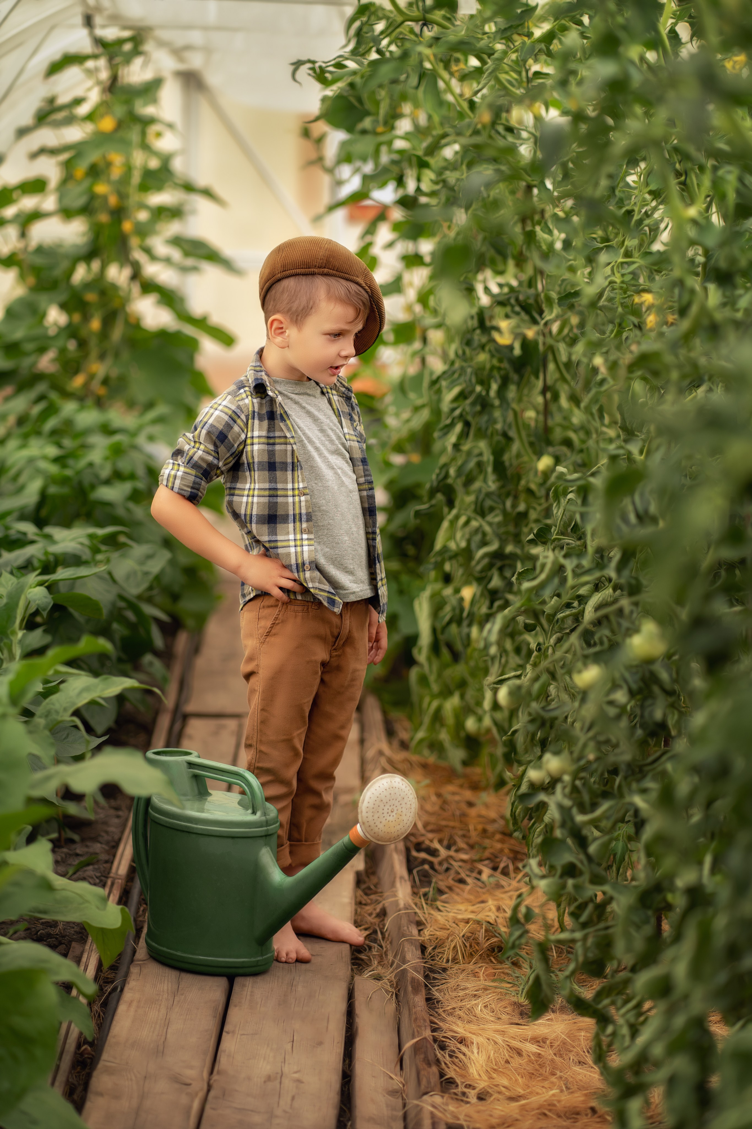 Фотоистория «В теплице». Семейный и детский фотограф Фрязино, Щелково Юлия Март
