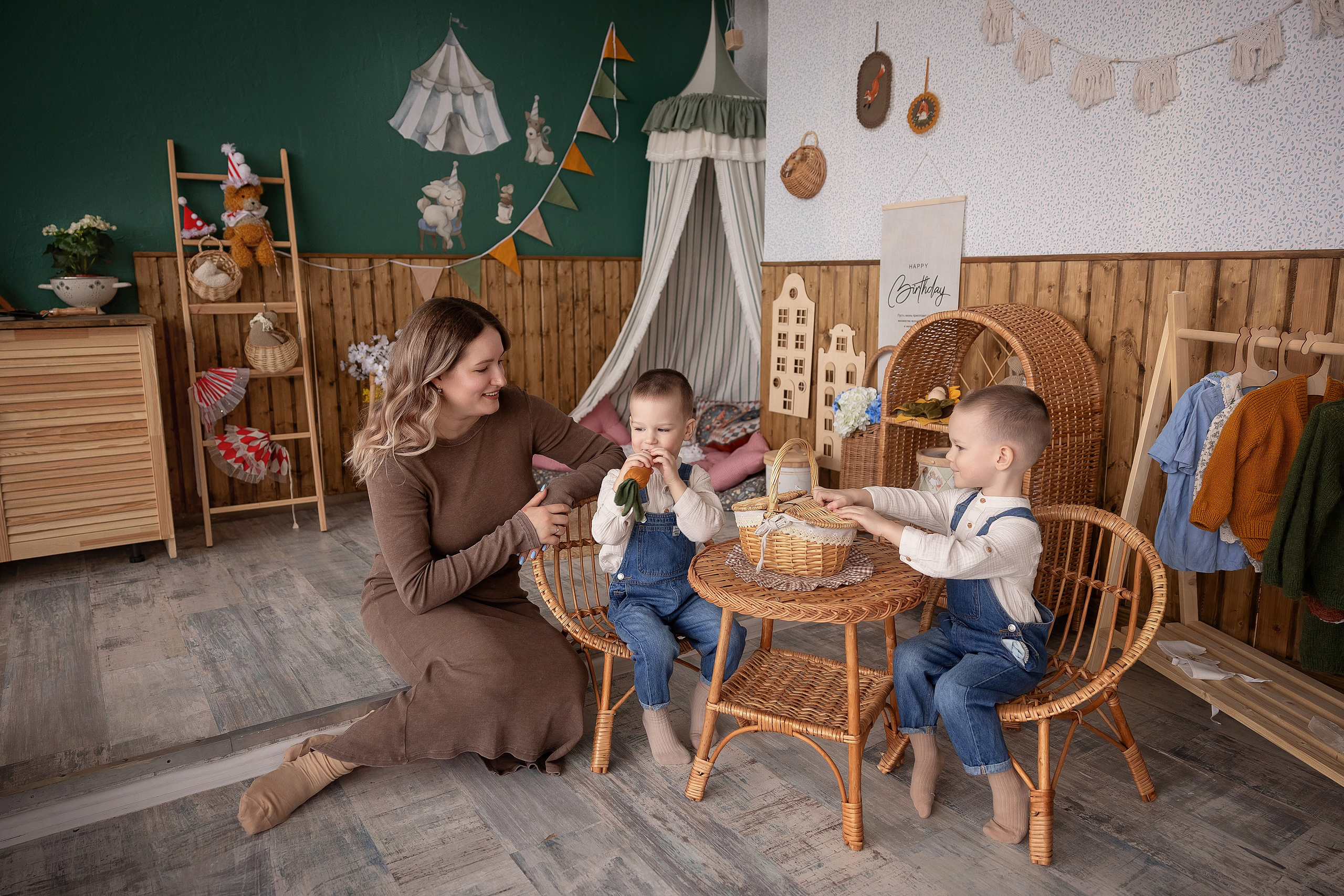 Андрюша и Саша 3 года. Фотограф на крещение и венчание