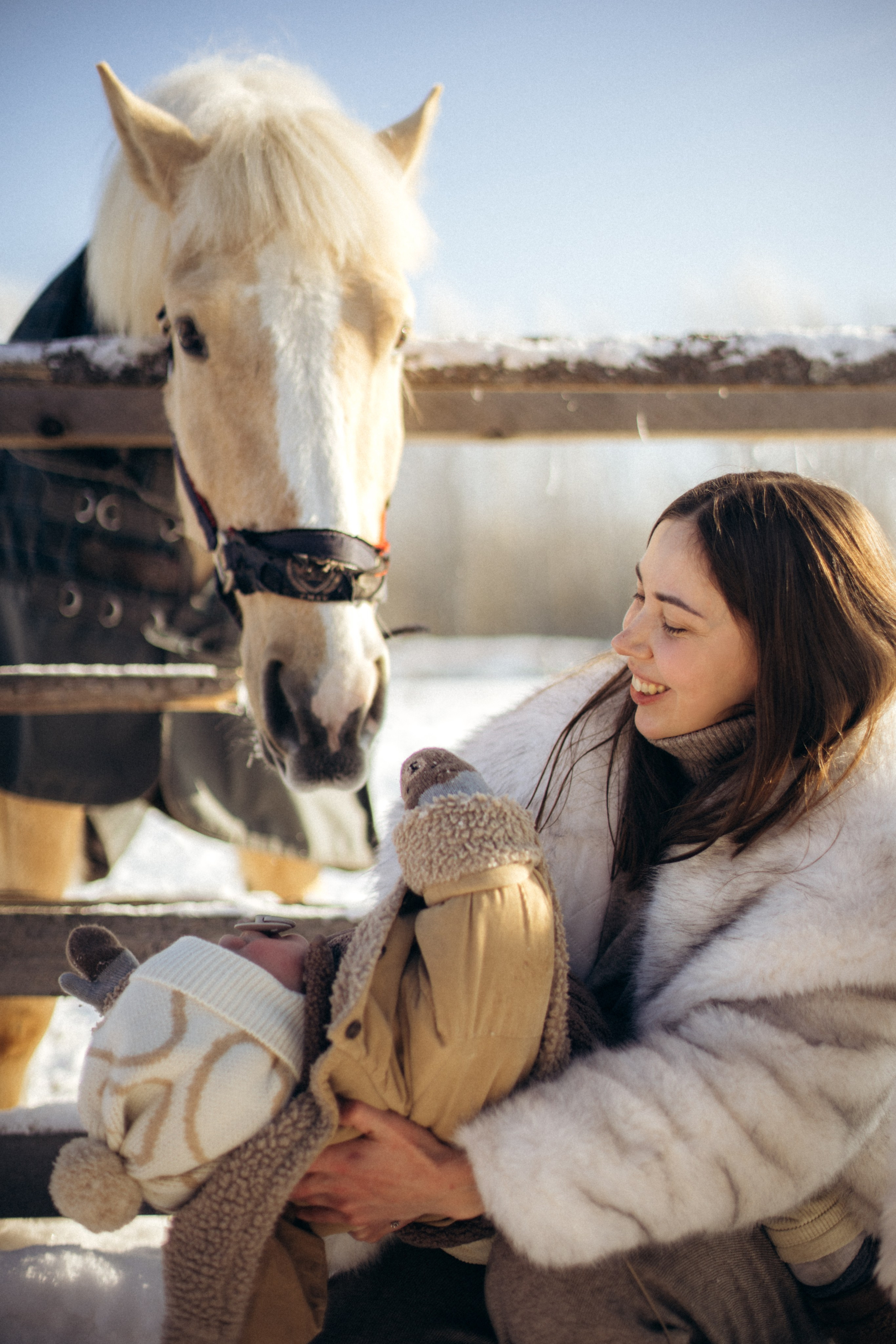 Настя с Сашей и Полей на ферме. Klerout Photographer