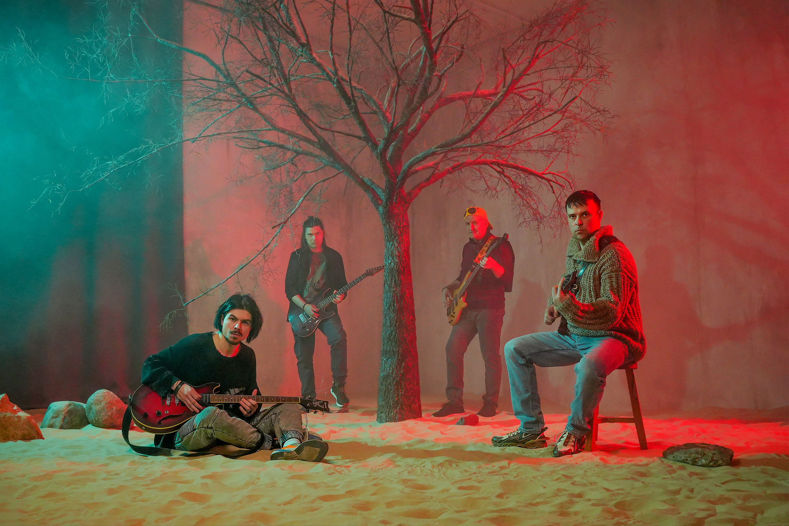 Съёмка для рок — группы. Часть 2. Фотограф Ольга Чувалдина Москва