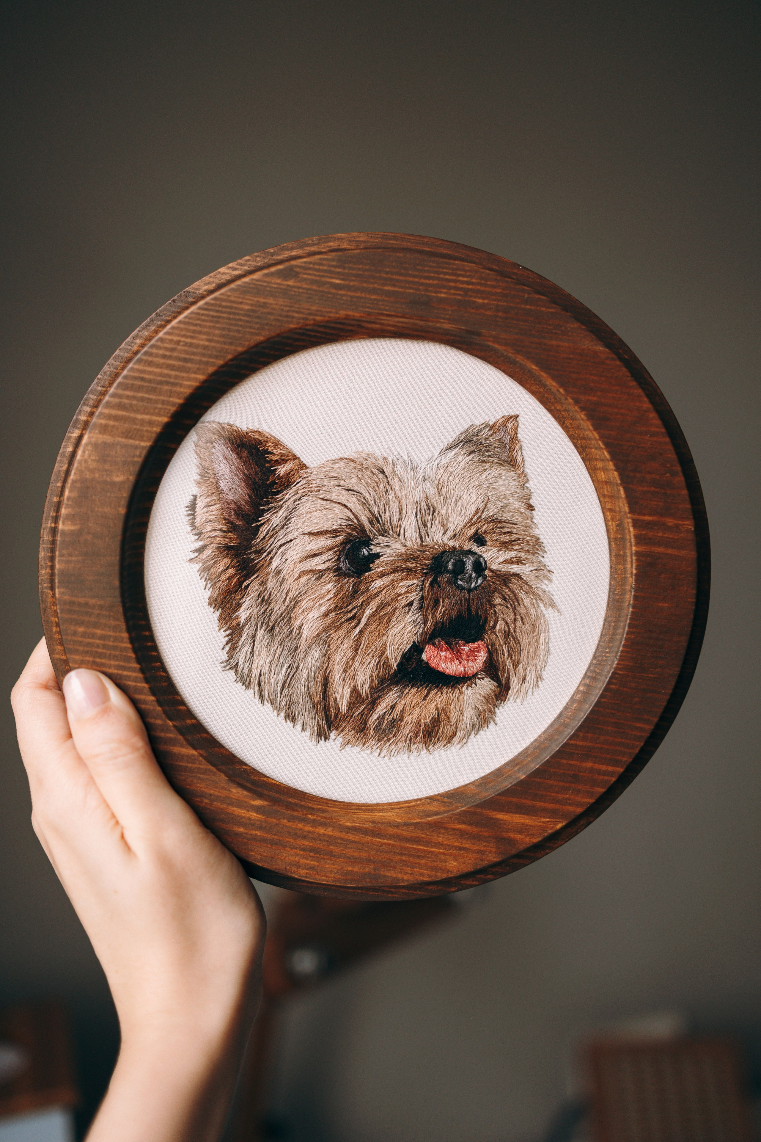 Портфолио. Портретная вышивка питомцев