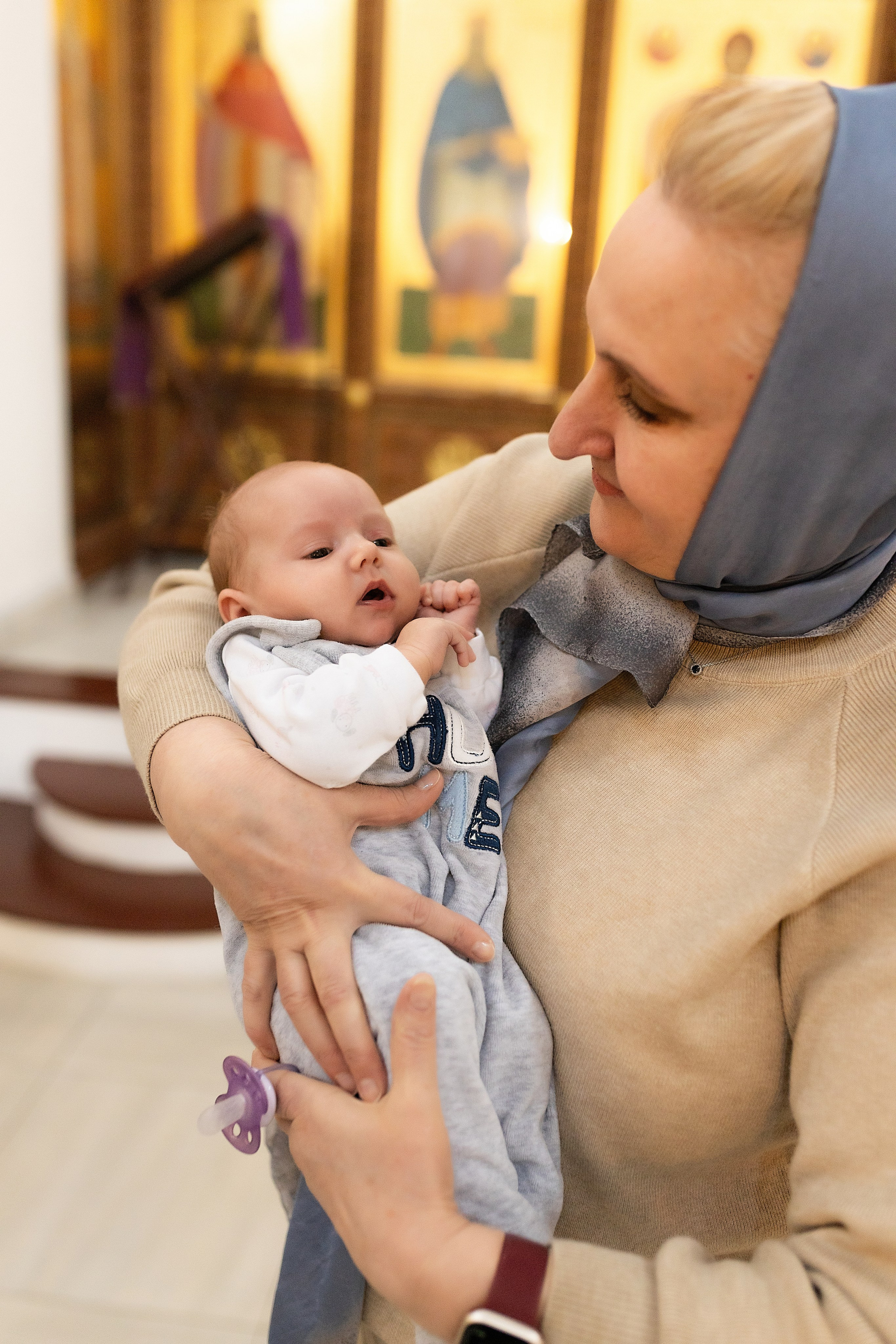 Таинство крещения Алисы. Фотограф в Железнодорожном и Балашихе