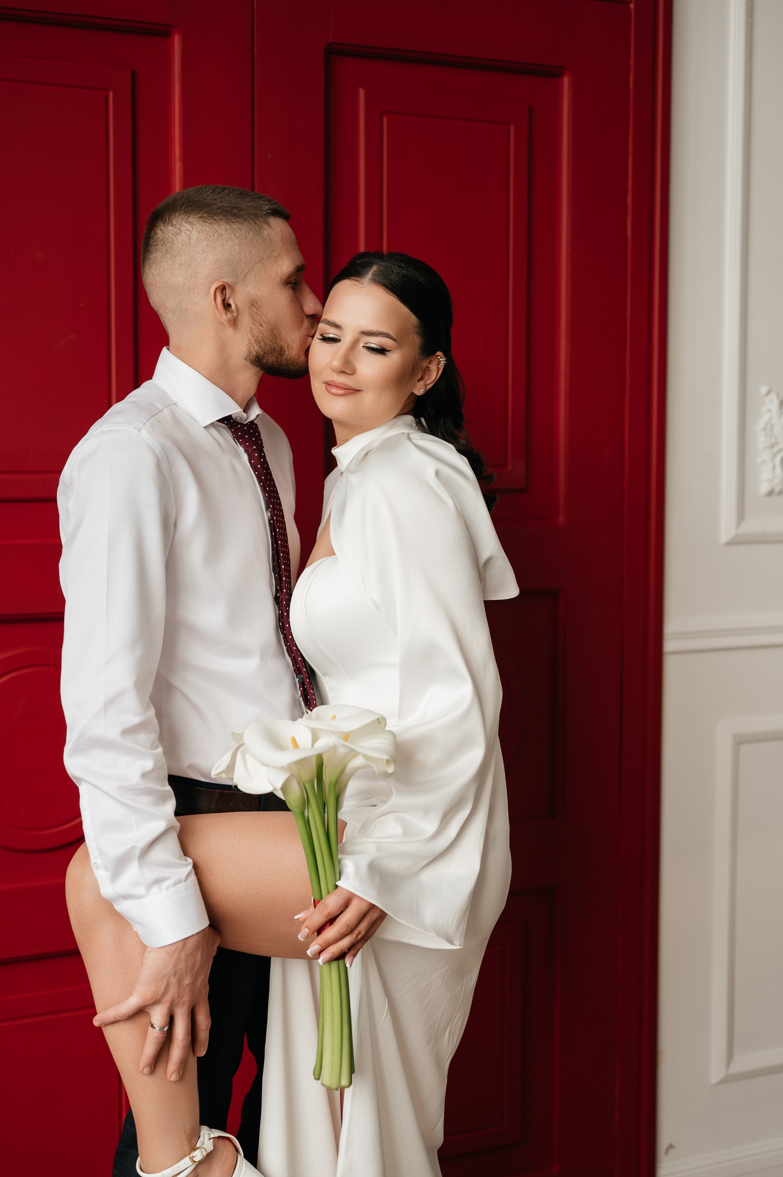 Свадебная фотосессия в студии. Свадебный и семейный фотограф в Краснодаре Алина Мельник