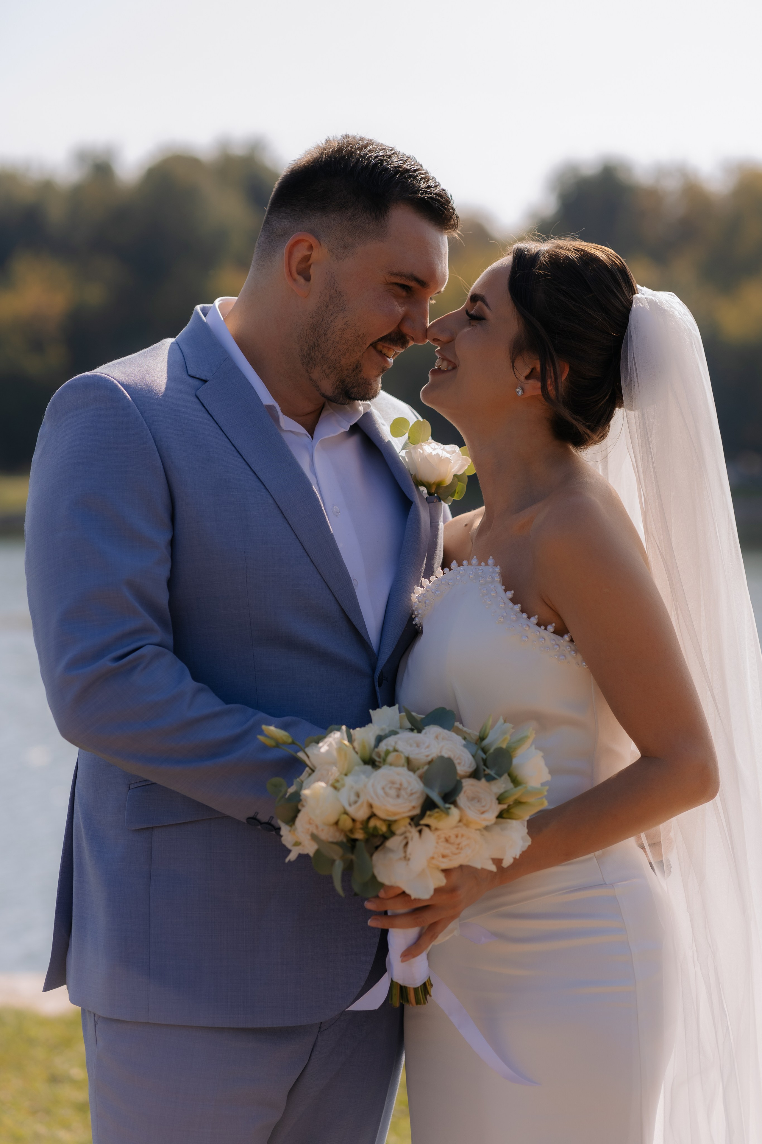 Свадебная фотосессия в Москве, парк Кусково. Свадебный фотограф в Москве Анна Полушина