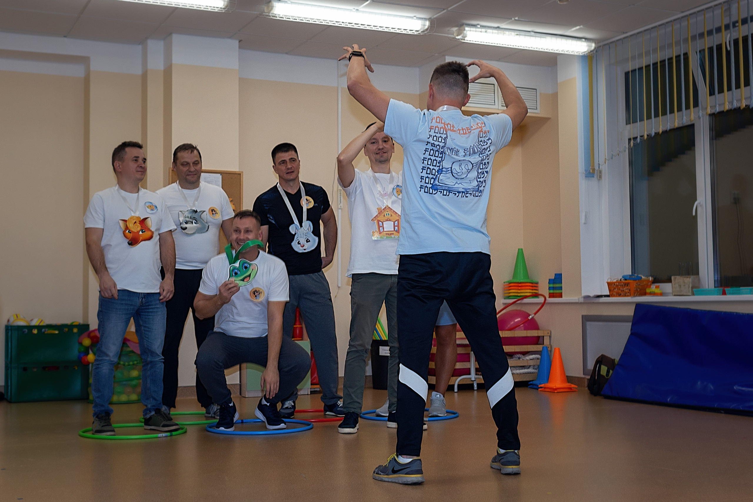 День пап в детском саду_2024. Семейный фотограф в Санкт-Петербурге