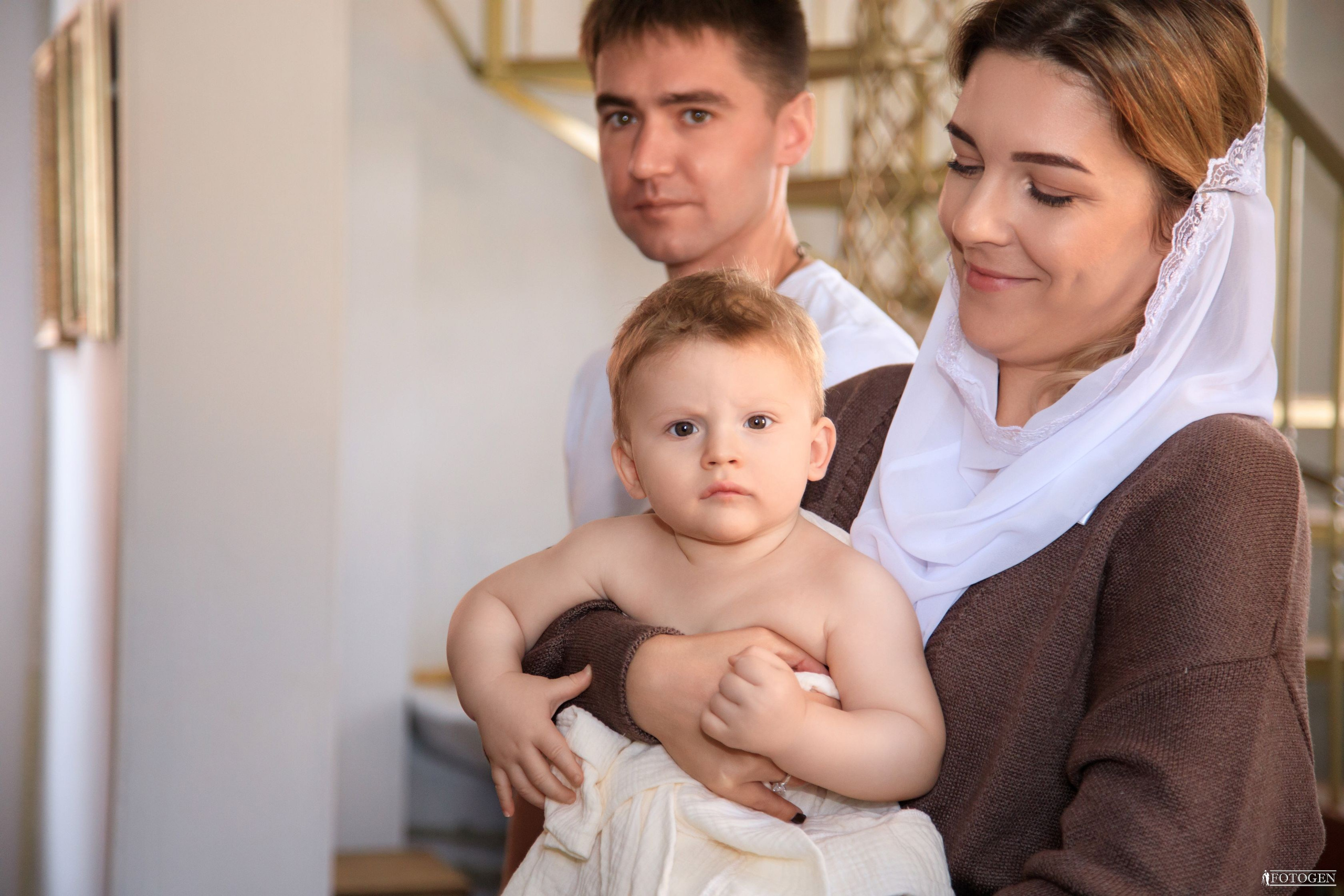 Крещение в кадре: Портфолио выездных фотосессий. Интерьерная фотостудия FOTOGEN г. Краснодар