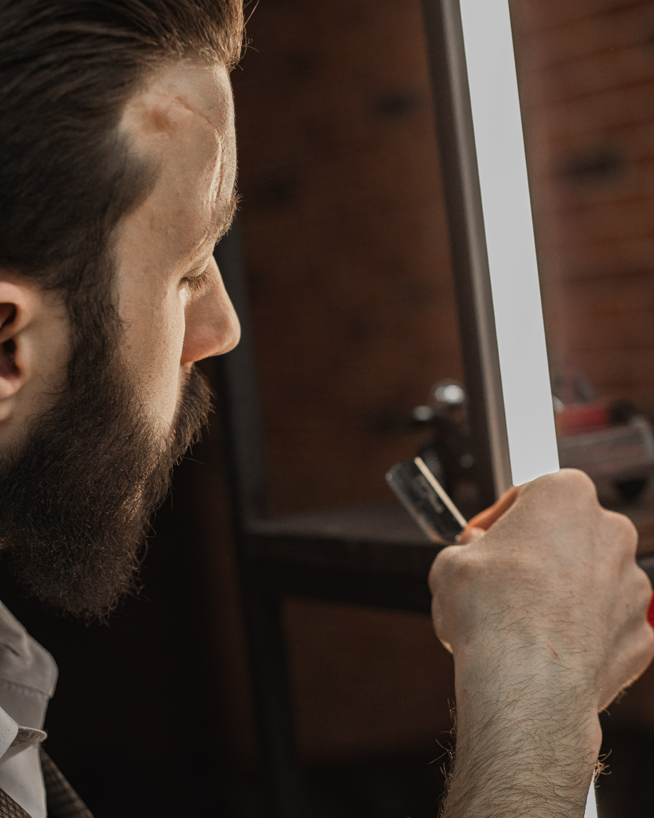 Барбершоп OLD CLUB. Коммерческий фотограф в Санкт-Петербурге и Москве Полина Мамонтова