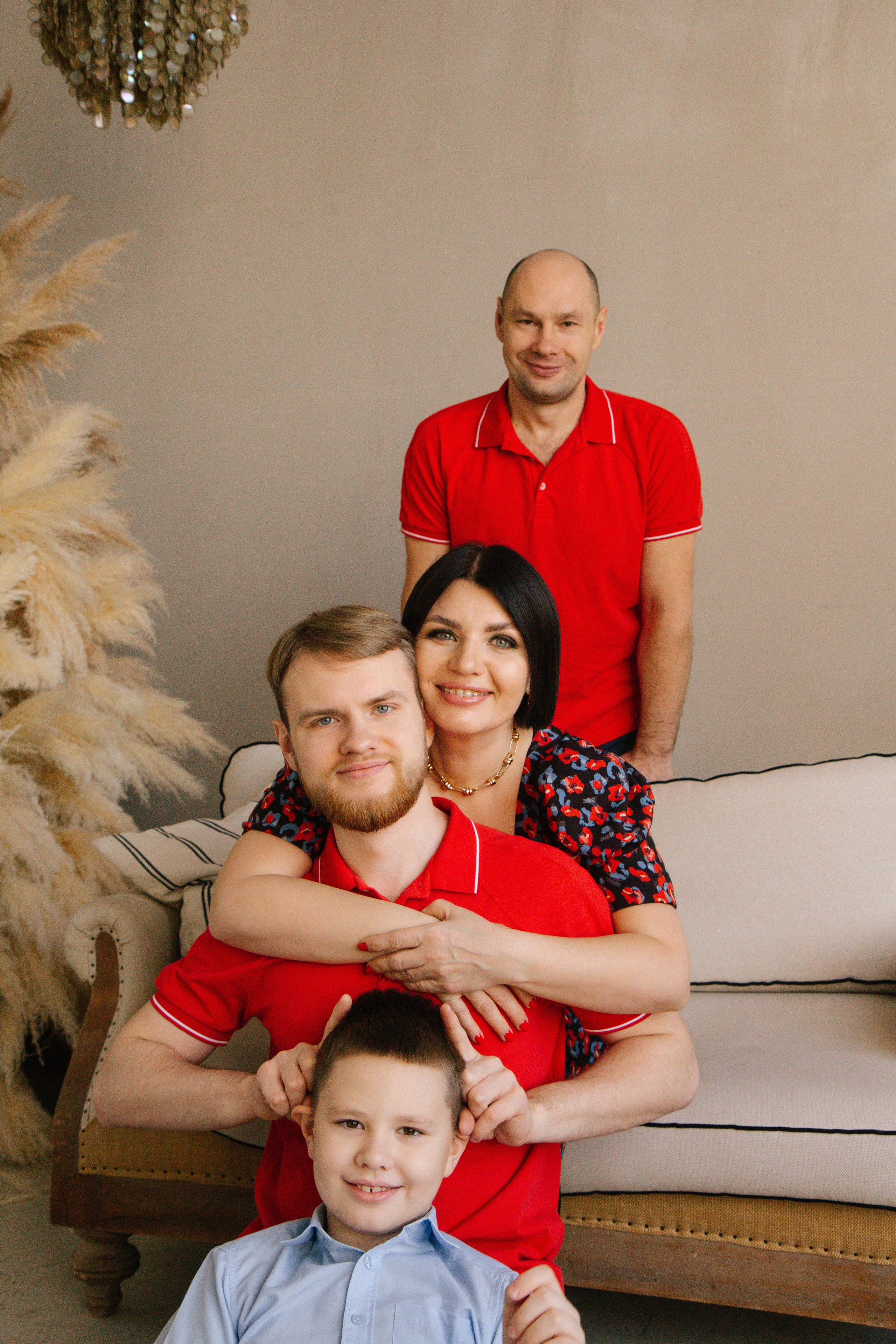 Семейная съемка в фотостудии Томск. Семейный фотограф в Томске Максимова Екатерина