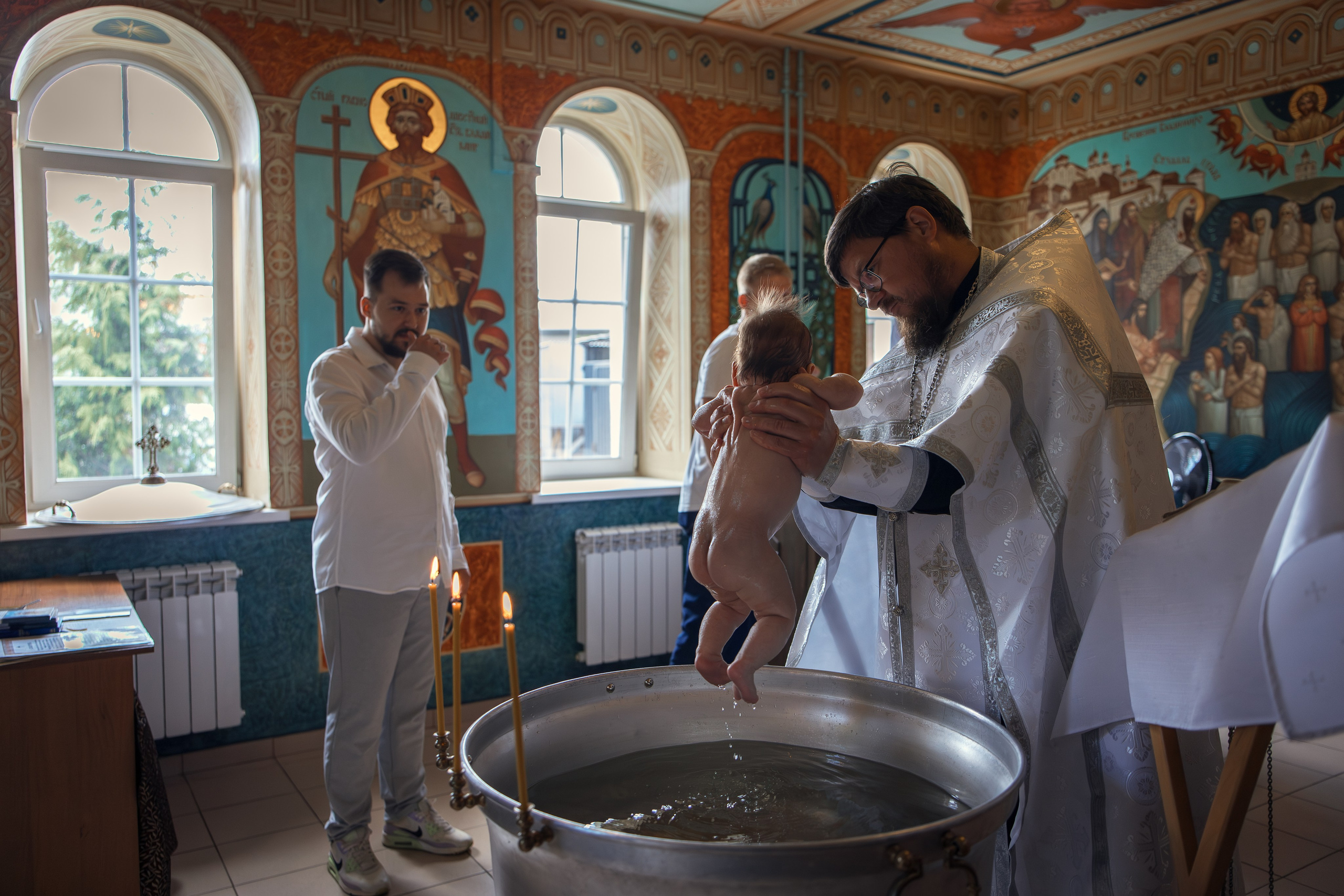 Фотограф на Таинство Крещения в Храм Андрея Боголюбского на Волжском