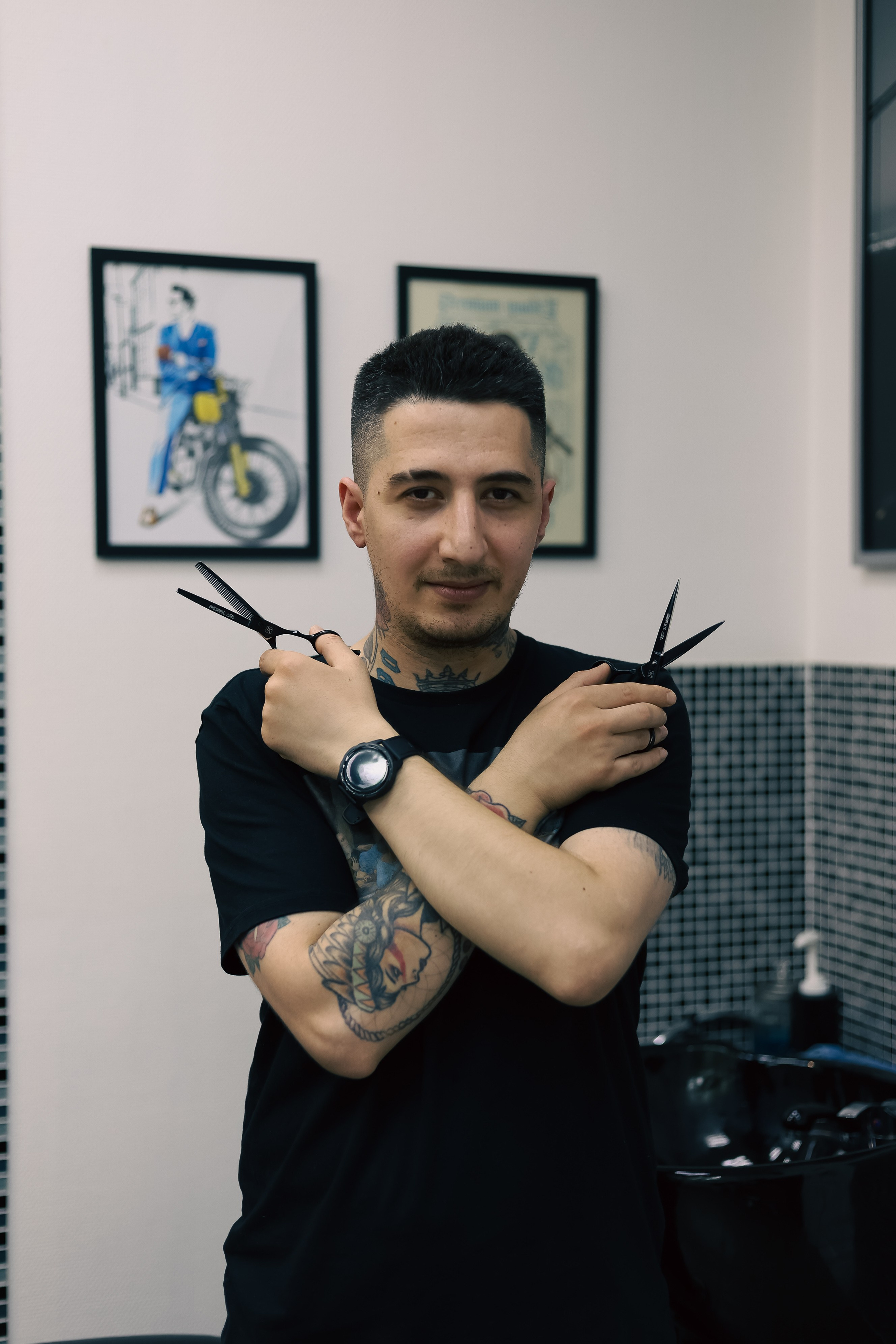 Контент фотосъемка для барбера. Профессиональный фотограф в Москве и Мо Мария Шантарёва