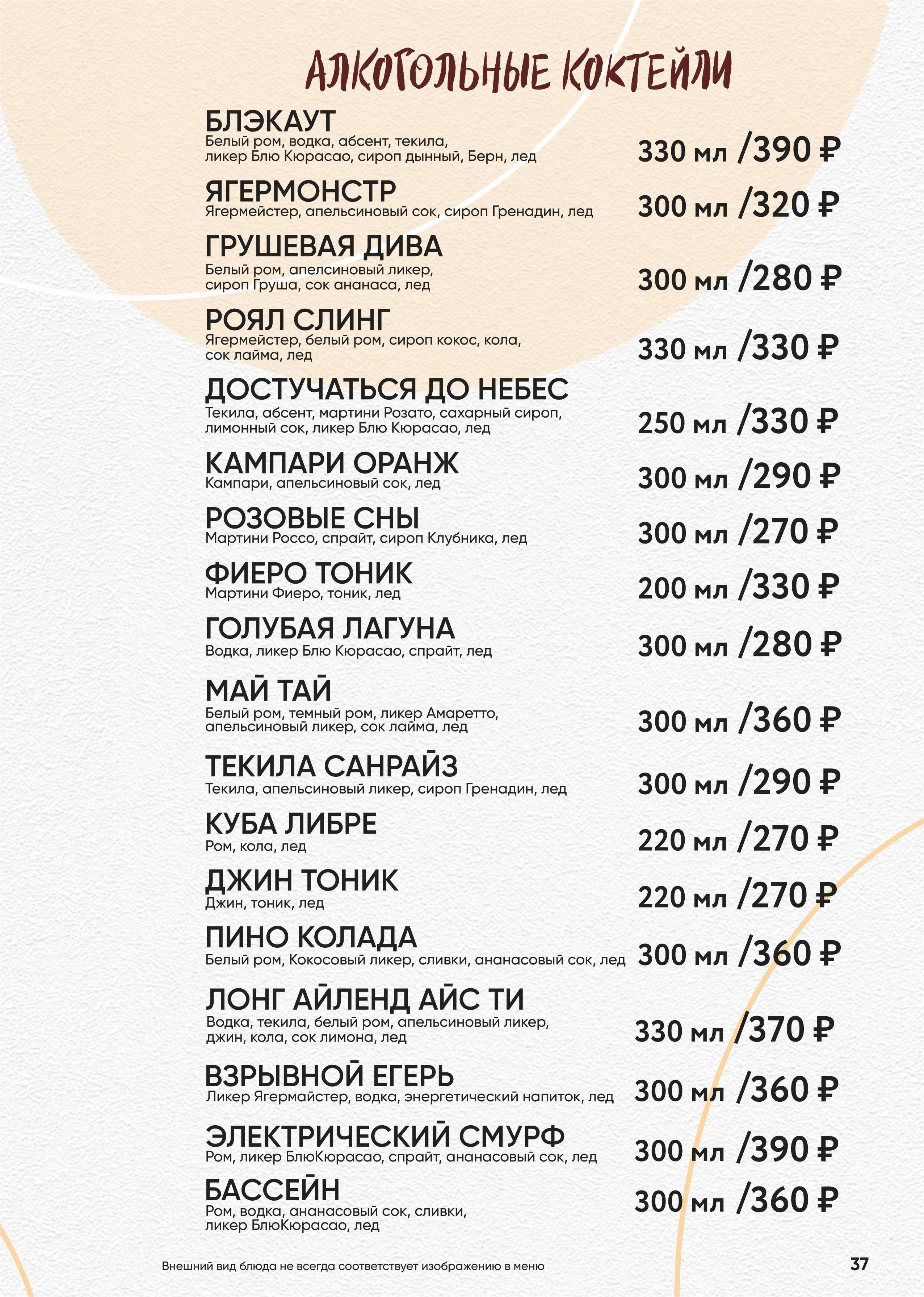 Меню. Рекламная и food съемка в Екатеринбурге Оксана Павлова