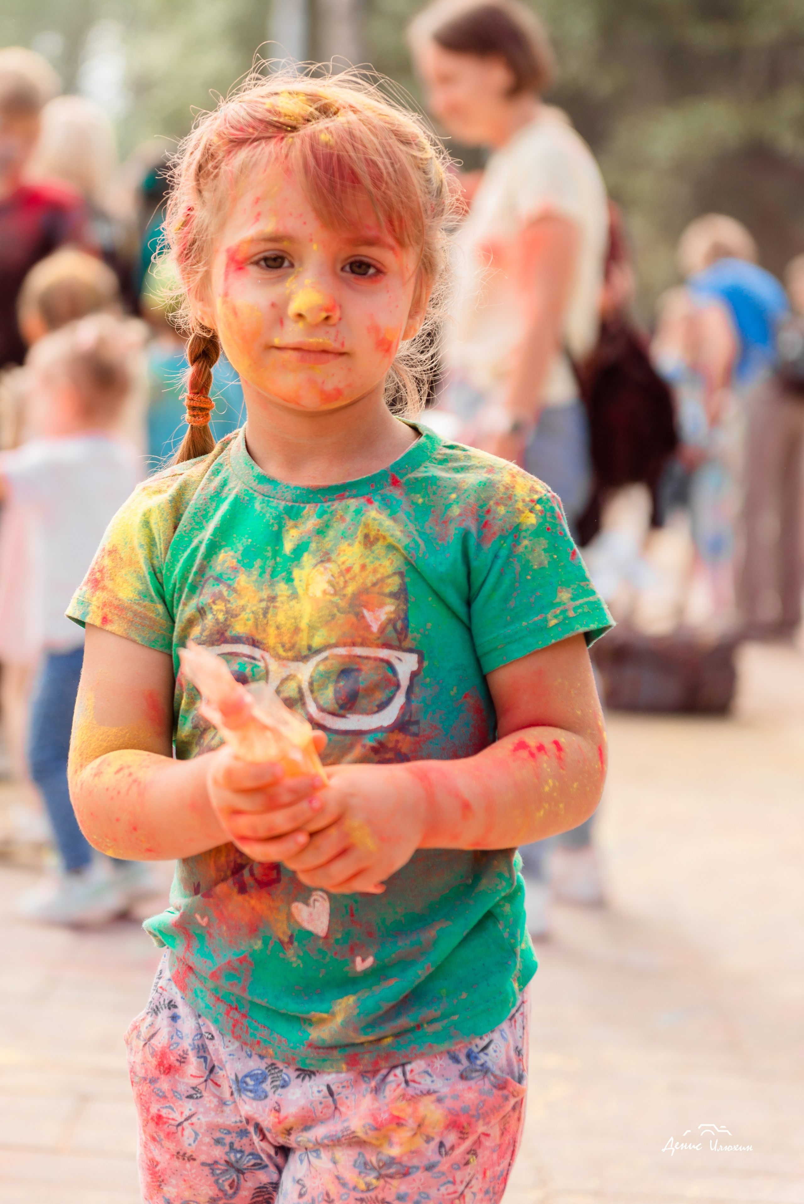 Краски Холи в Комсомольском Парке 2023. Детский фотограф, семейный фотограф и репортажи в Кемерово