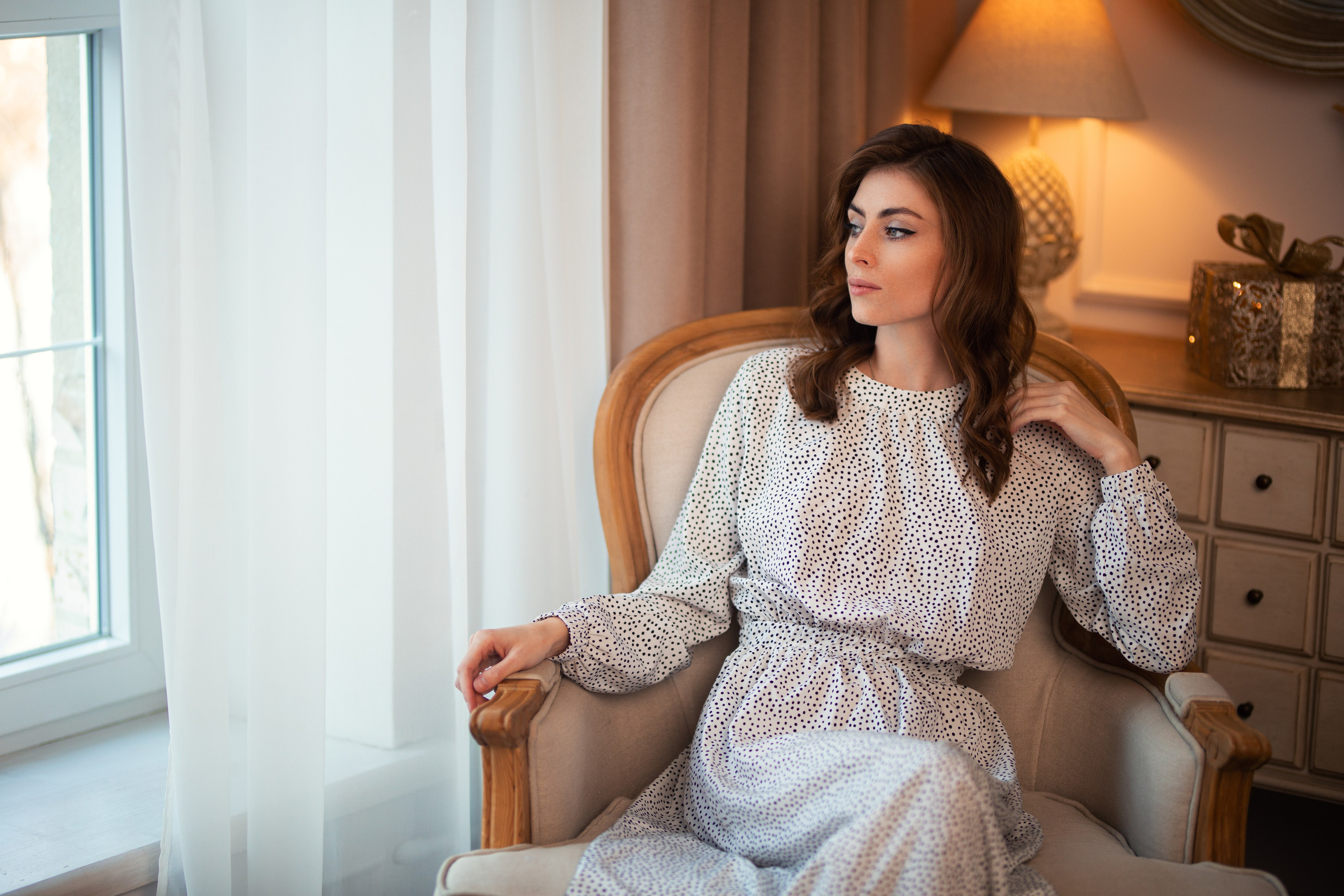 Новогодний фотосет в интерьерной студии с Надеждой в формате для «себя»