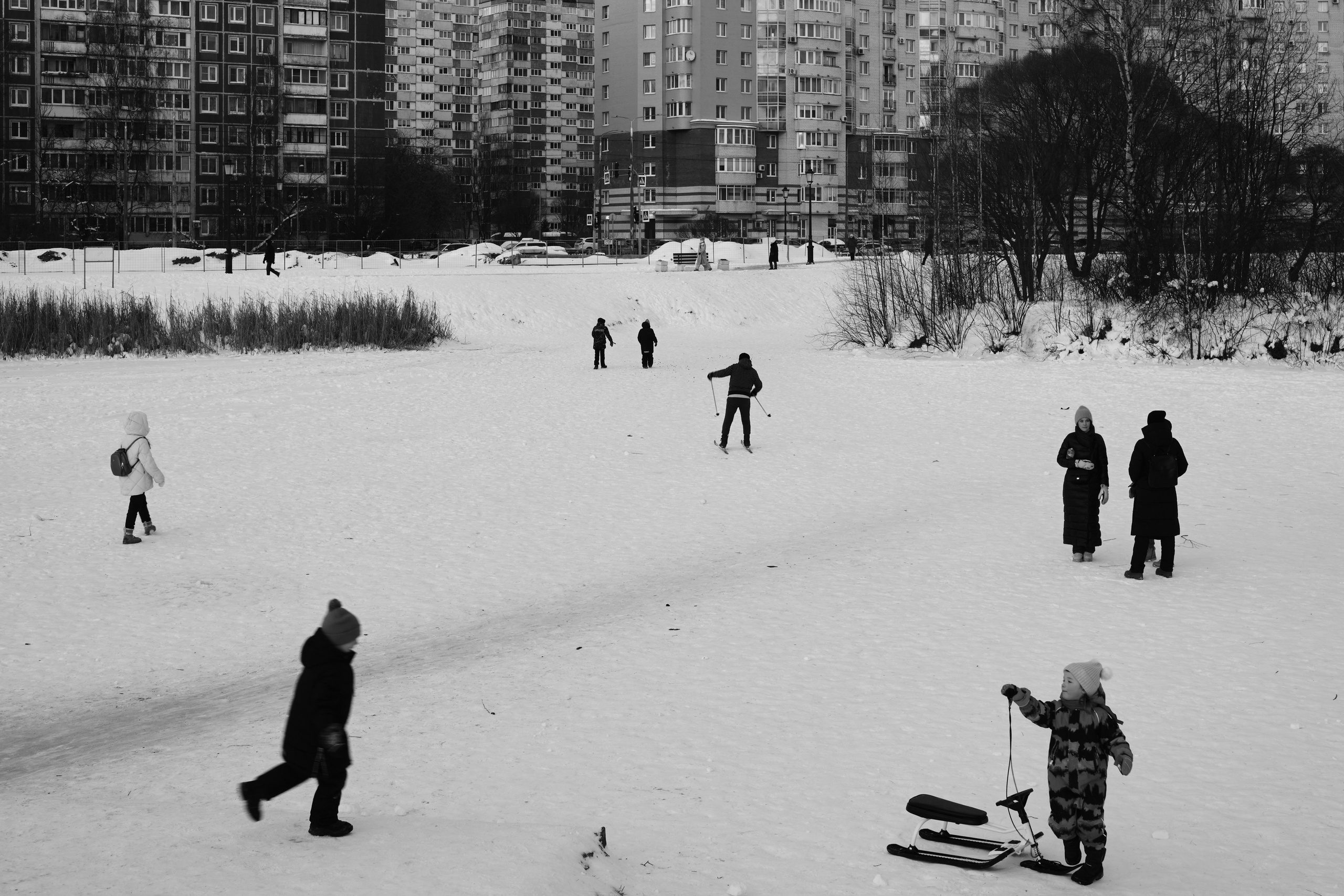 Зимний репортаж в Санкт-Петербурге — катание с горки | Филипп Линзин. Репортажный и портретный фотограф в Санкт-Петербурге Филипп Линзин