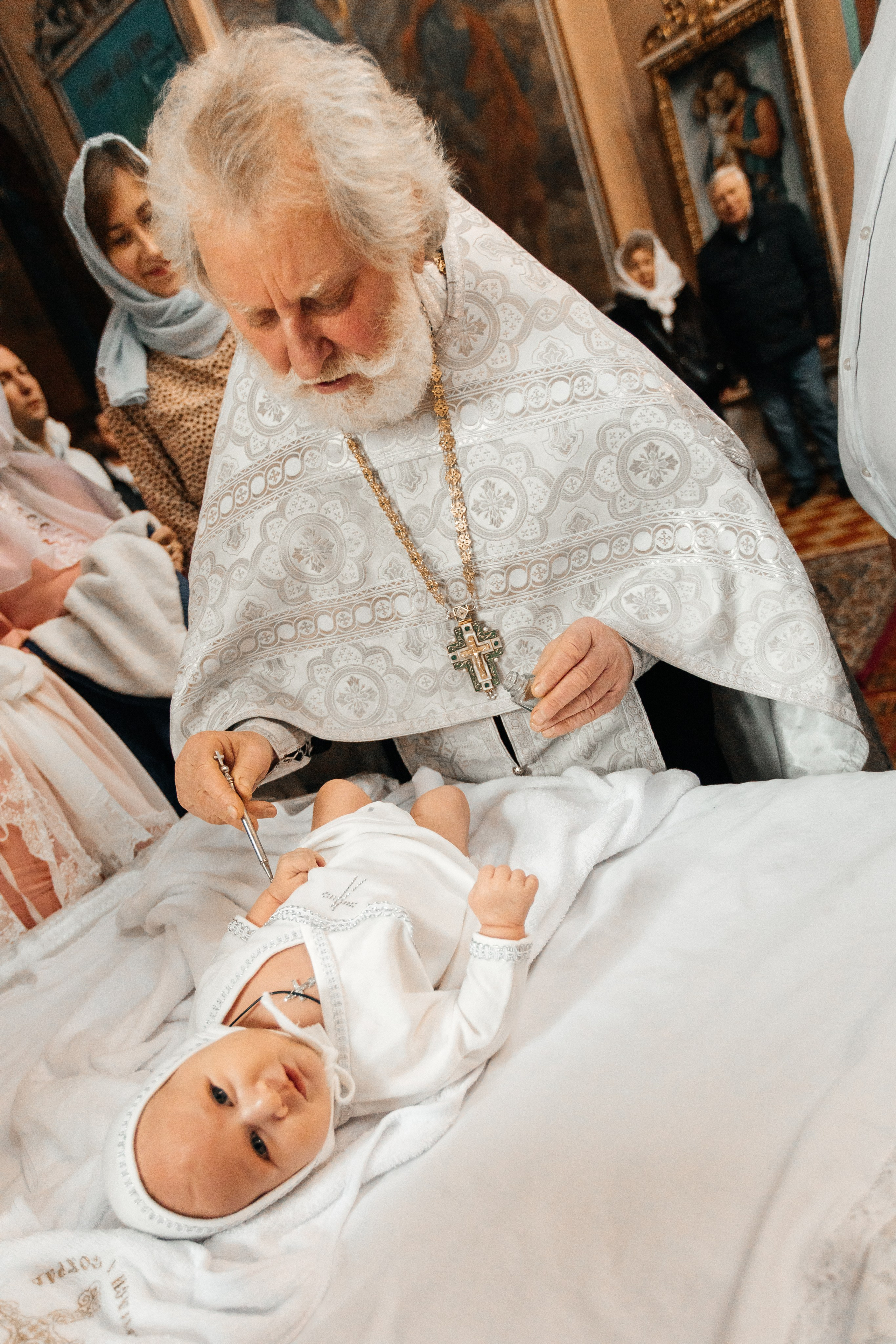 Крещение. Колесникова Татьяна. Фотограф новорожденных Щёлково, Москва, Королев