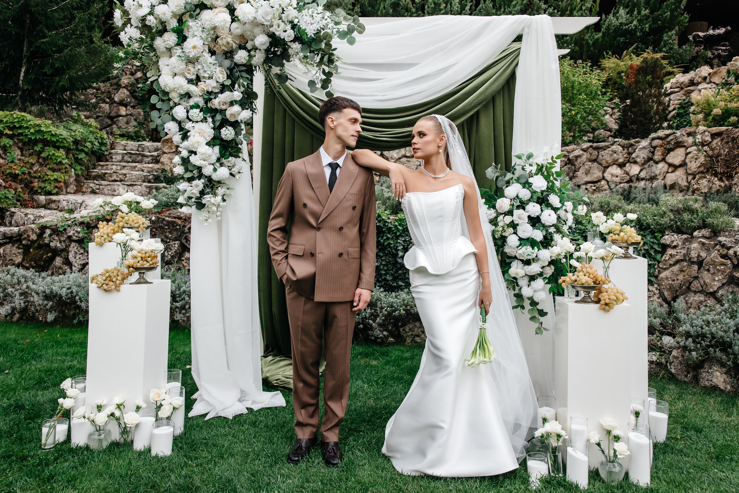 Анонс свадьбы для Павла и Евгении. Усадьба Феодоро. Свадебный фотограф в Крыму и Севастополе Ольга Баскакова