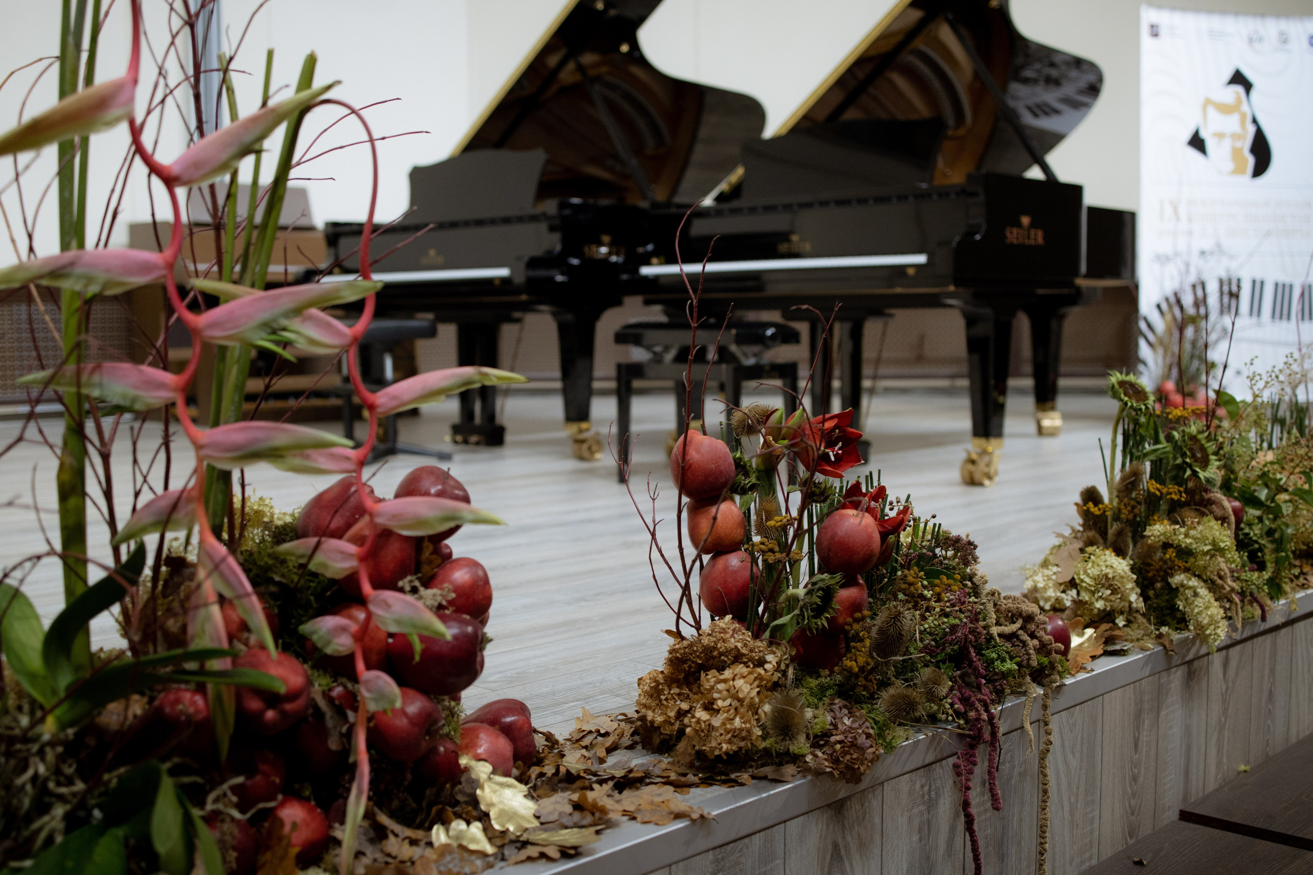 Оформление IX Международного конкурса пианистов имени Д. Д. Шостаковича. Оформление свадеб, декор свадеб Вера Маркова, Москва