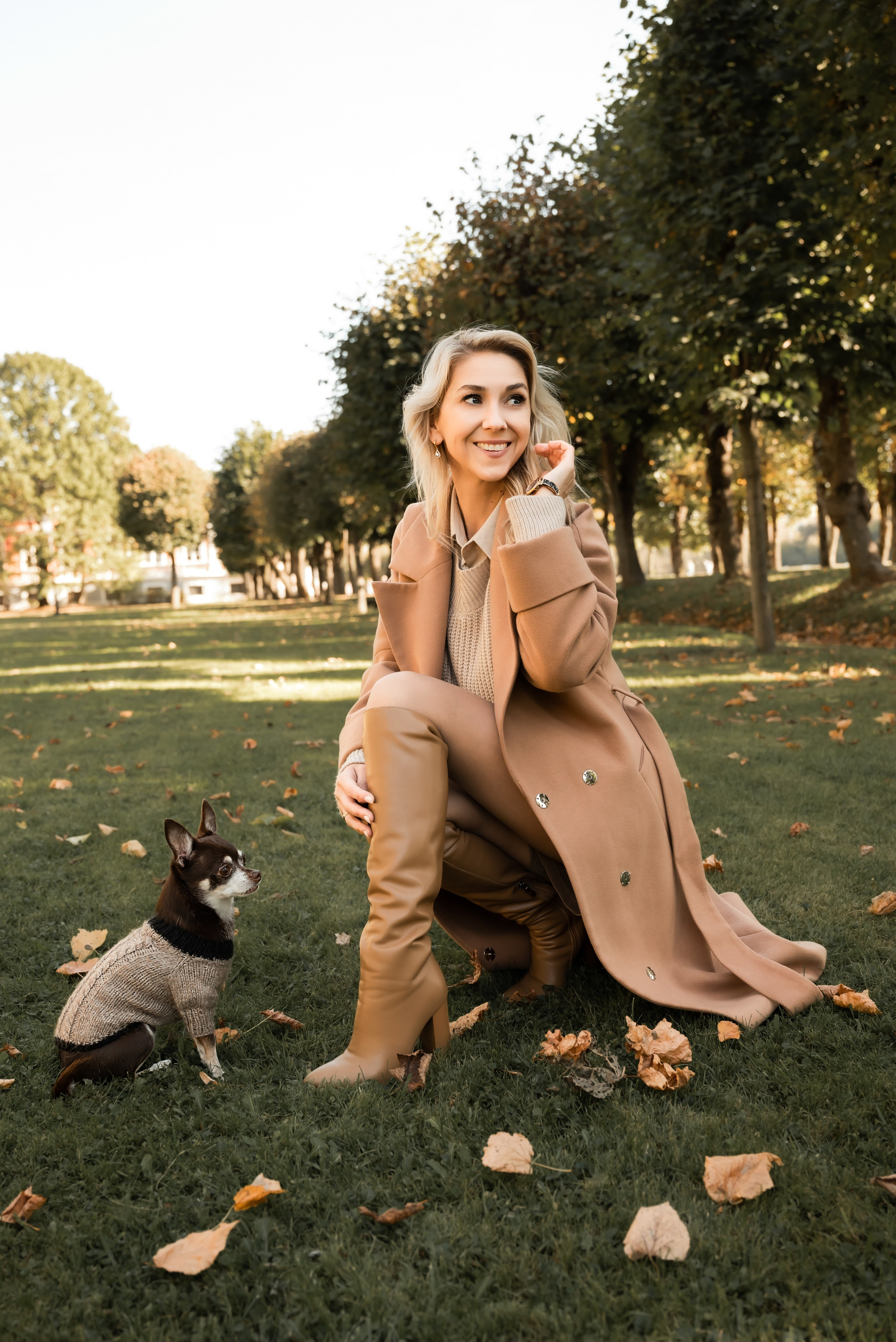 Осенняя прогулка в парке Кусково. Фотограф Ксения Огородова портфолио