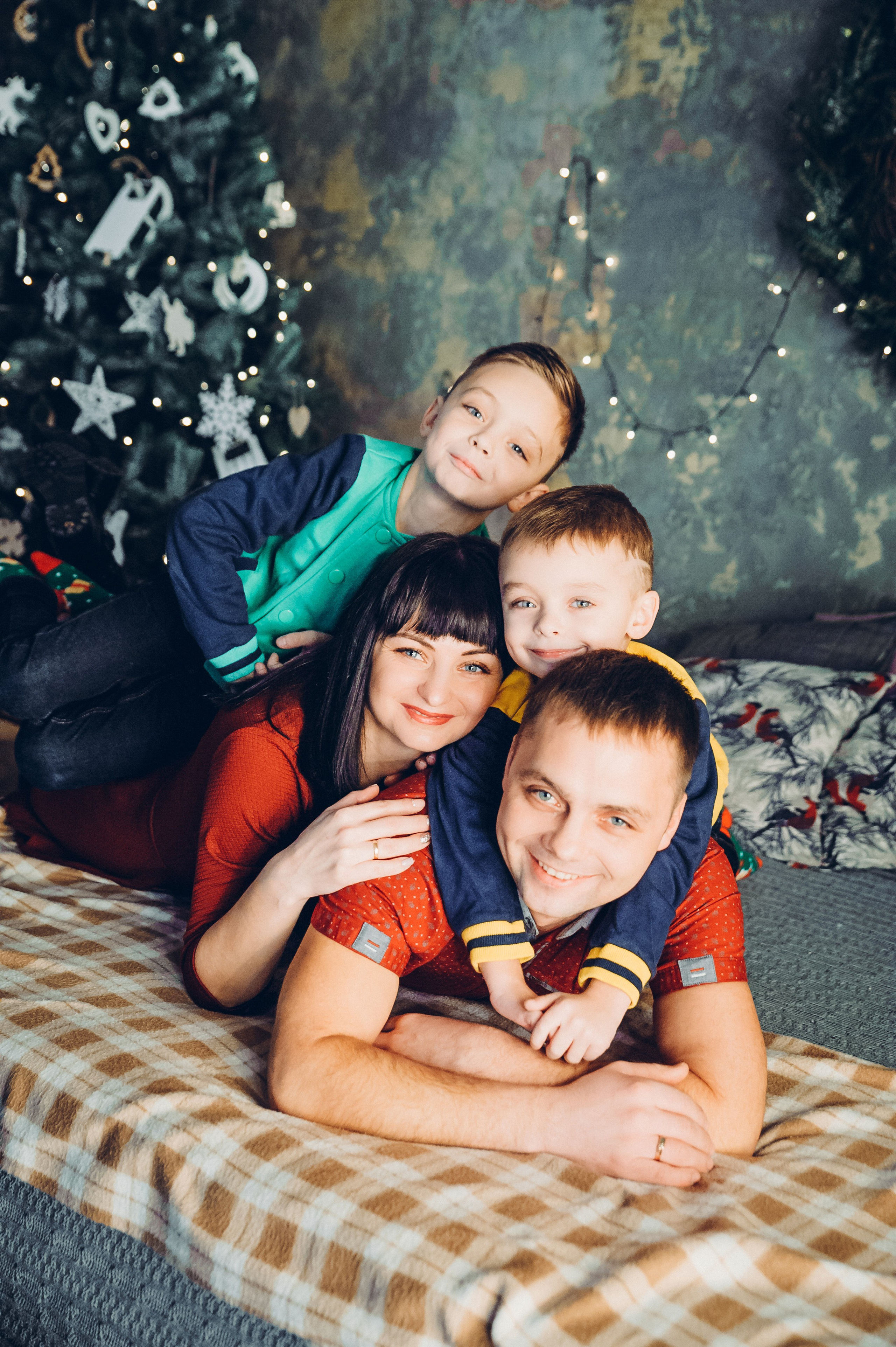 Новогодняя фотосессия в студии Минск, семейная фотосессия Минск